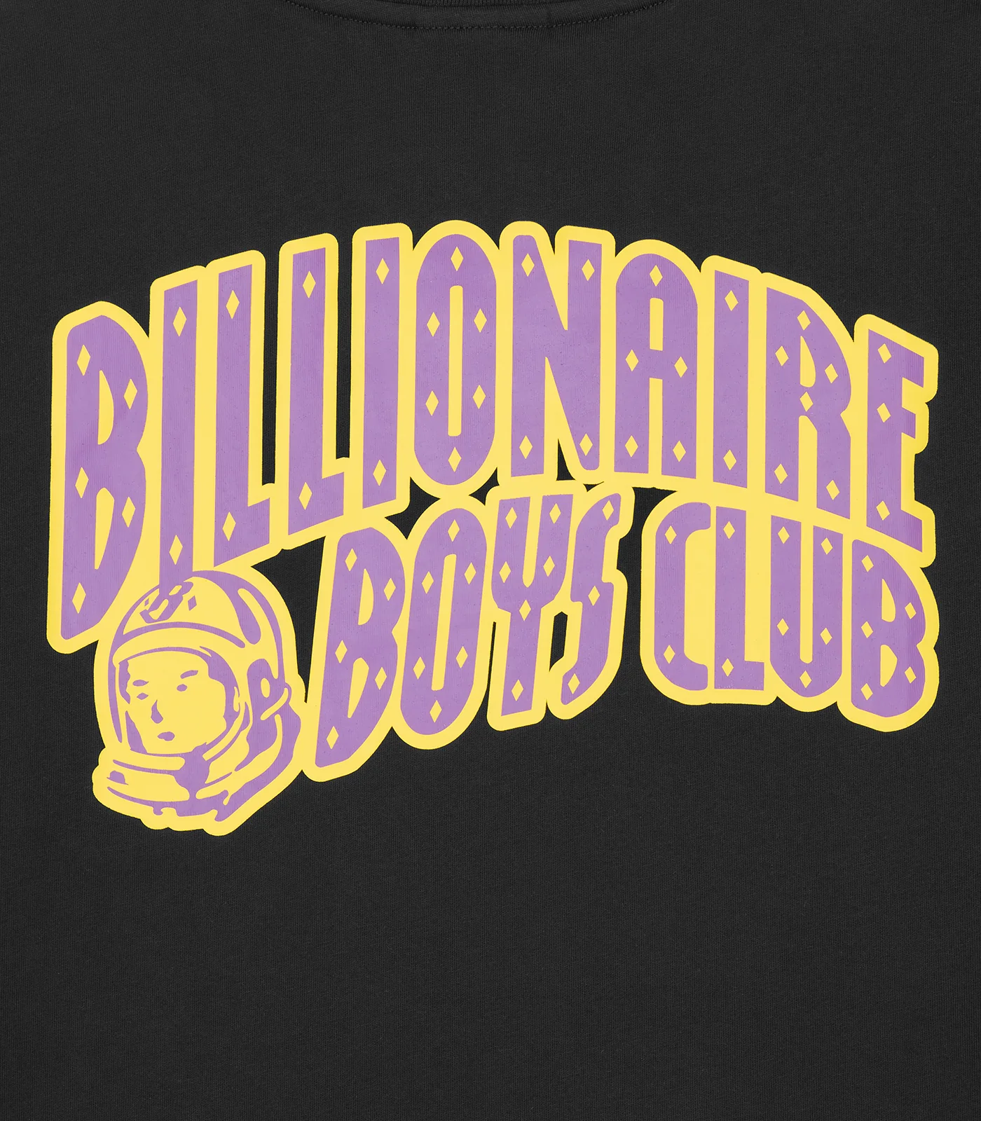 OUTLINE ARCH LOGO L/S T-SHIRT - BLACK/PURPLE - Image 4