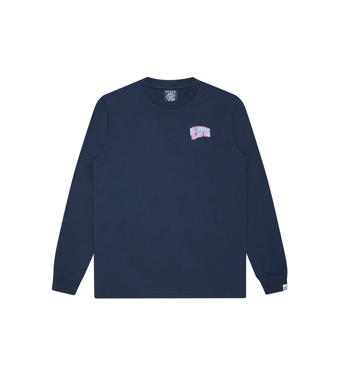 OUTLINE ARCH LOGO L/S T-SHIRT - NAVY/BLUE