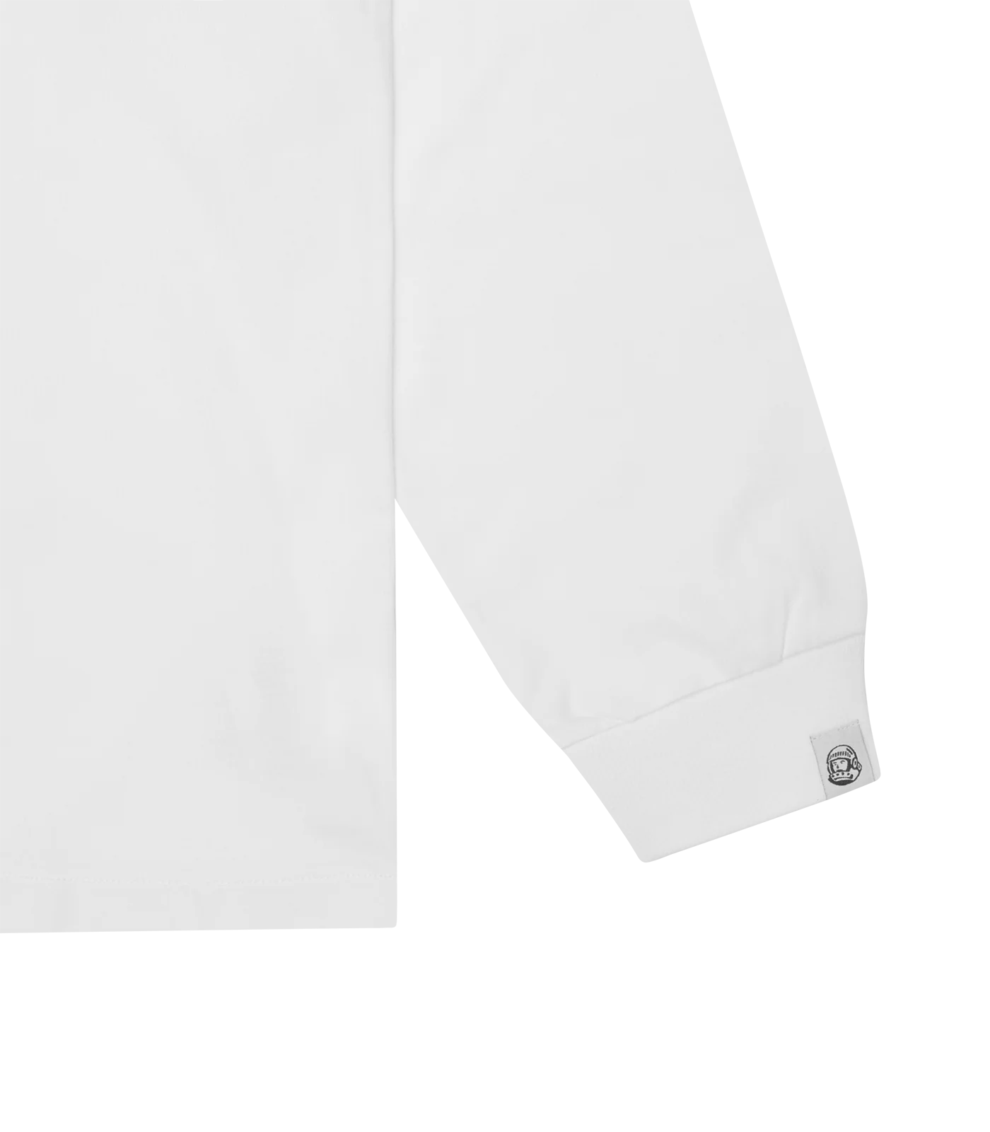 OUTLINE ARCH LOGO L/S T-SHIRT - WHITE/YELLOW - Image 3
