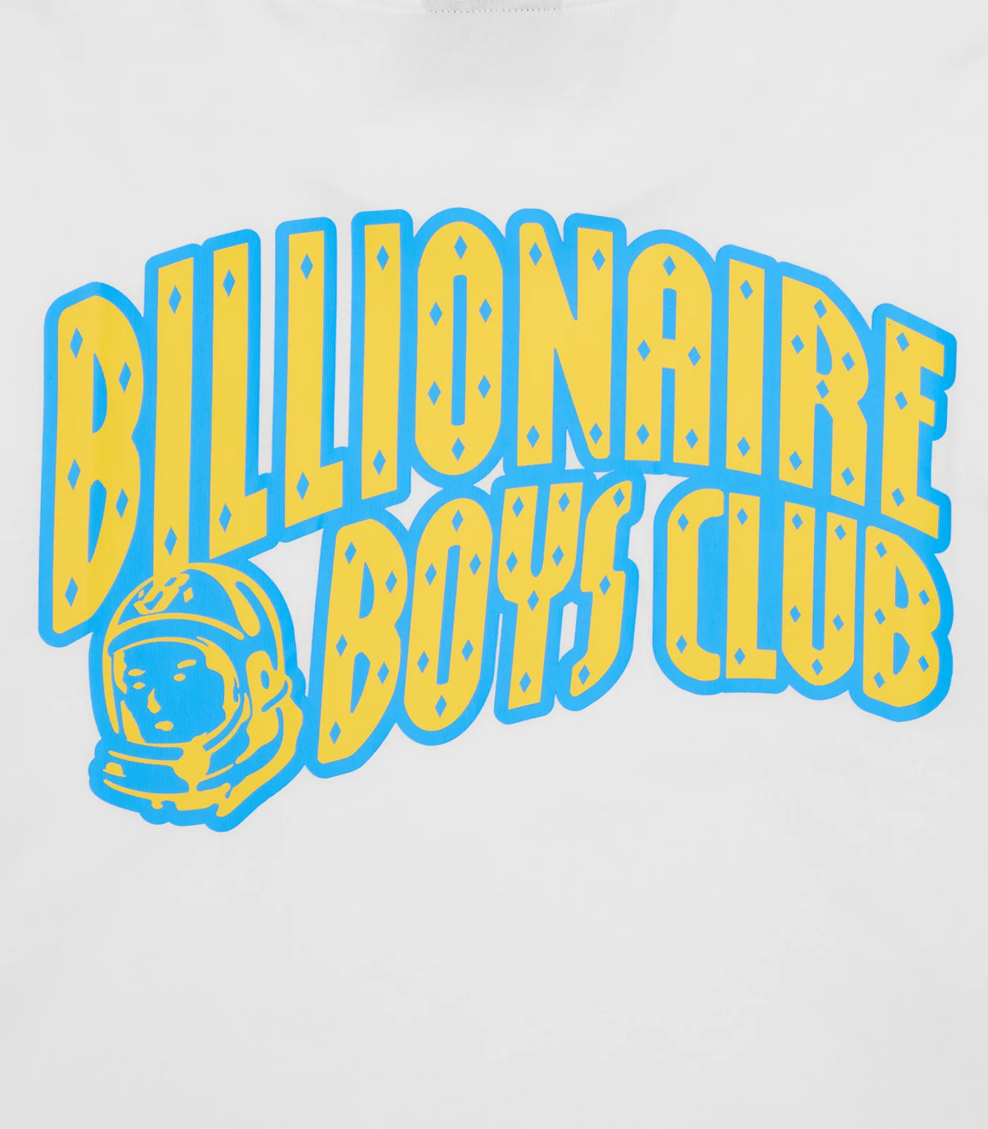 OUTLINE ARCH LOGO L/S T-SHIRT - WHITE/YELLOW - Image 4