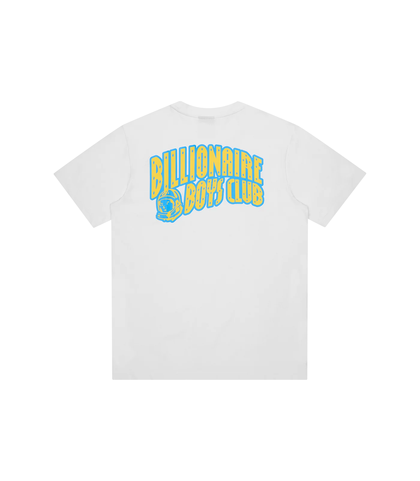 OUTLINE ARCH LOGO T-SHIRT - WHITE/YELLOW - Image 2