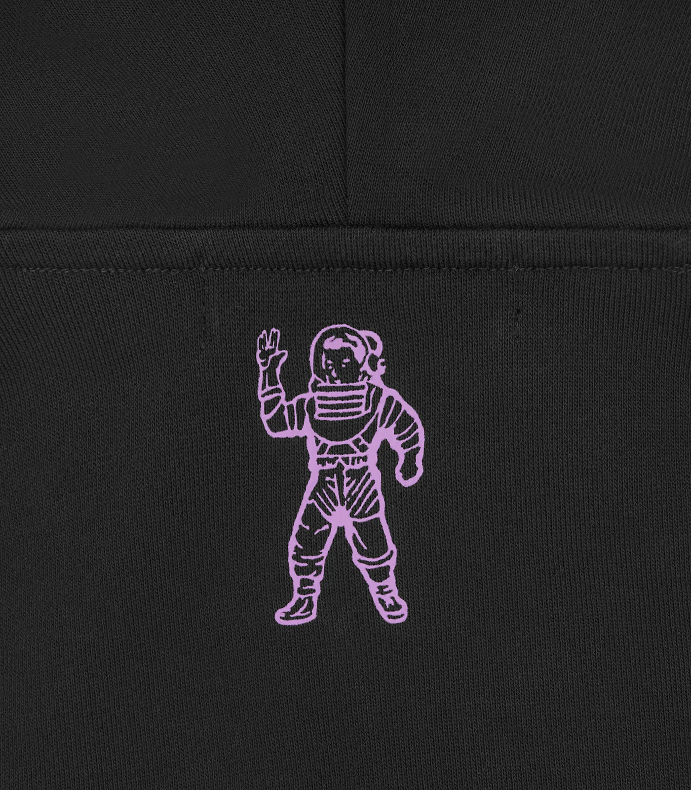 OUTLINE ARCH LOGO ZIP THROUGH HOOD - BLACK/PURPLE - Image 5
