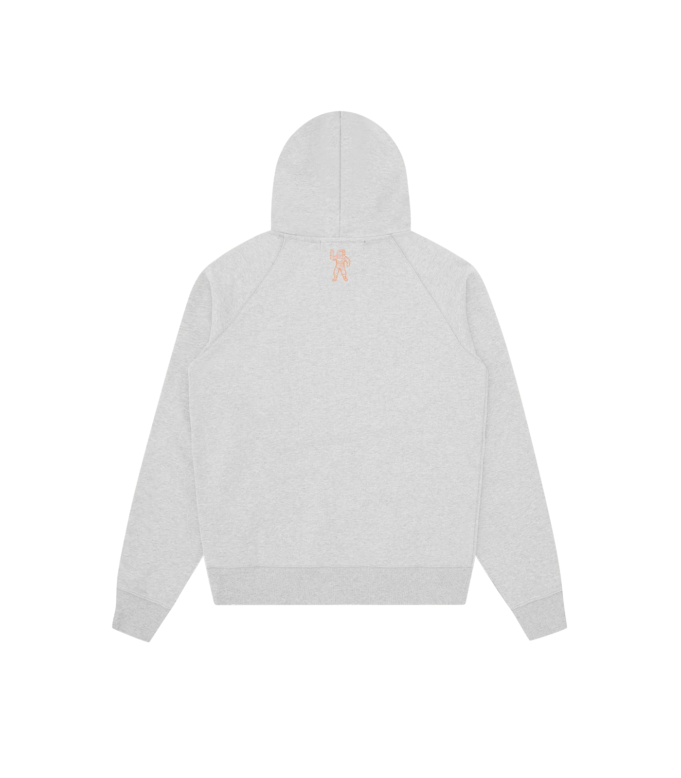 OUTLINE ARCH LOGO ZIP THROUGH HOOD - HEATHER GREY/RED - Image 2