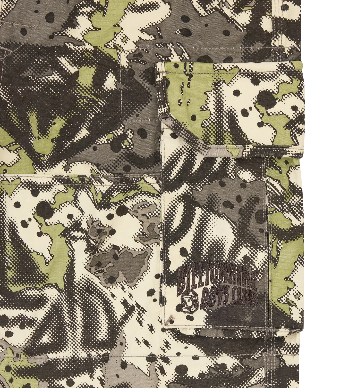 OVERLAY CAMO COTTON CARGO SHORTS - BROWN CAMO - Image 3