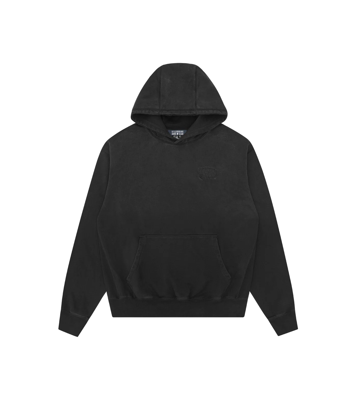 OVERSIZED ARCH LOGO POPOVER HOOD - BLACK