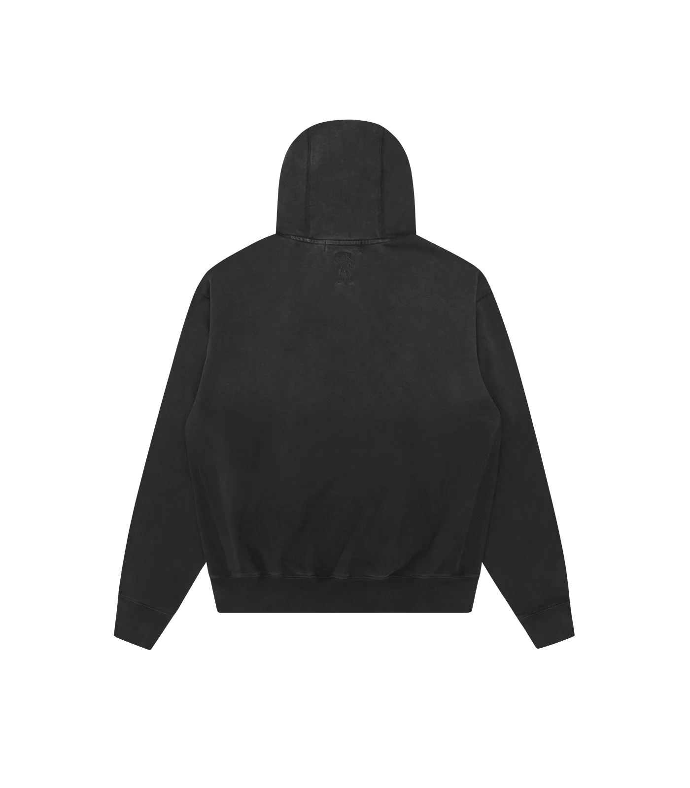OVERSIZED ARCH LOGO POPOVER HOOD - BLACK - Image 2