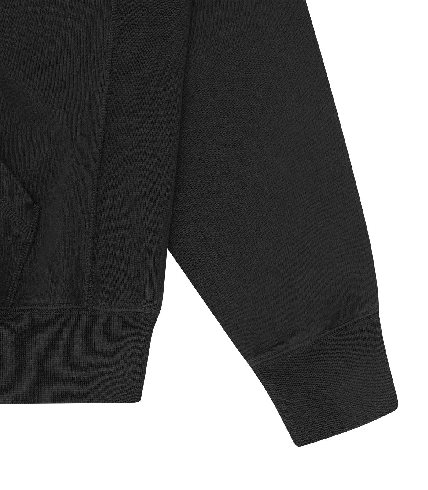 OVERSIZED ARCH LOGO POPOVER HOOD - BLACK - Image 4