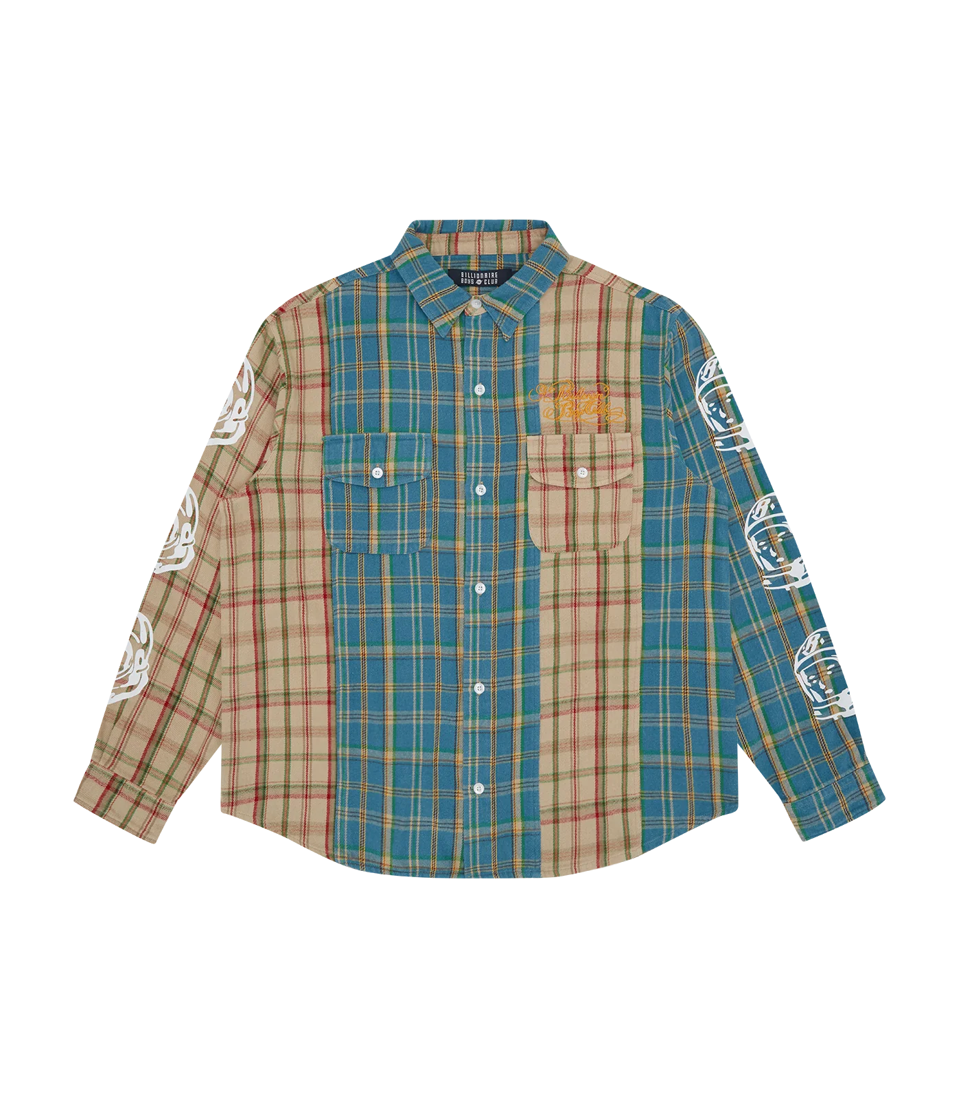 PANELLED CHECK SHIRT - MULTI CHECK