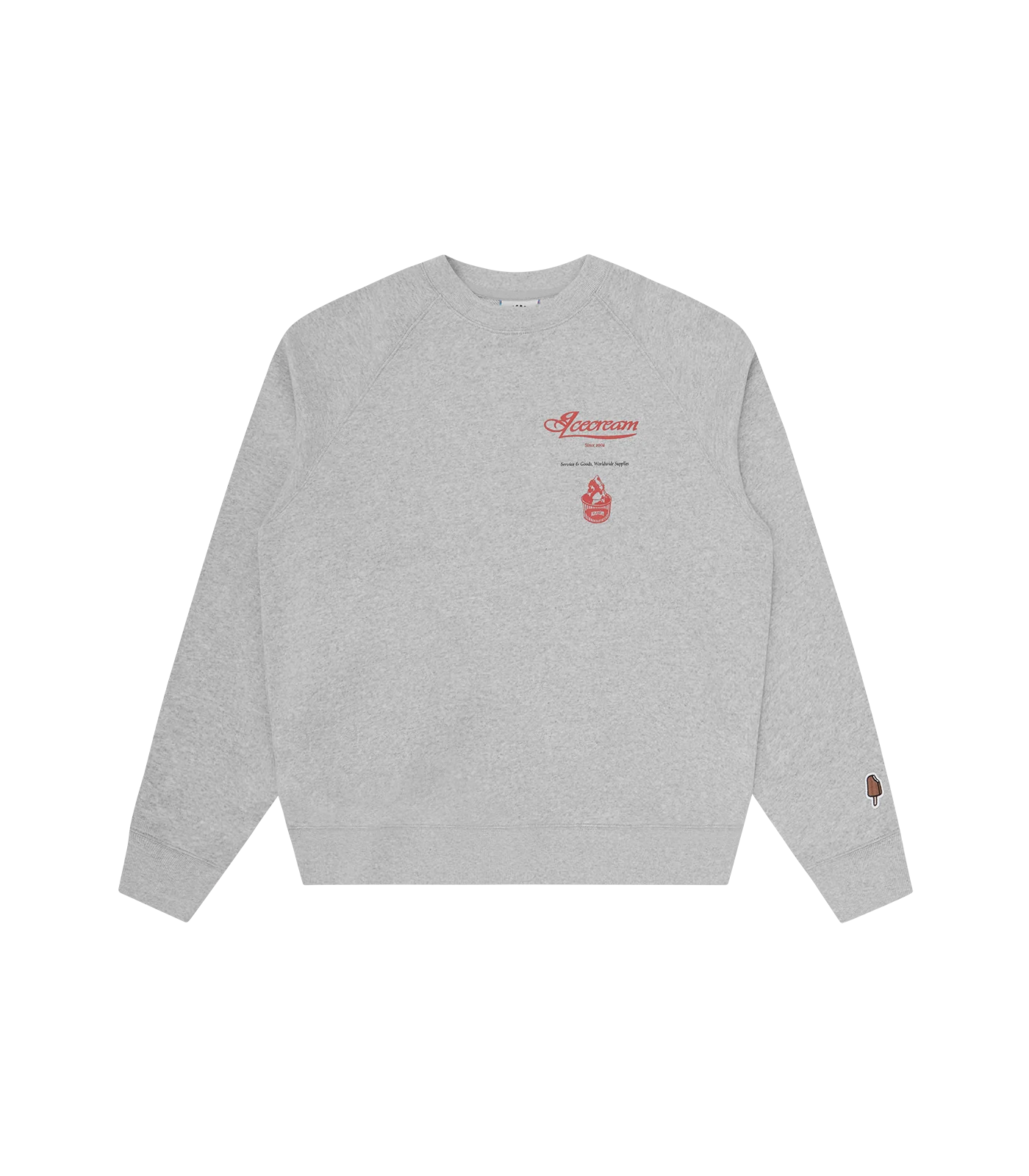 PARLOR CREWNECK - HEATHER GREY