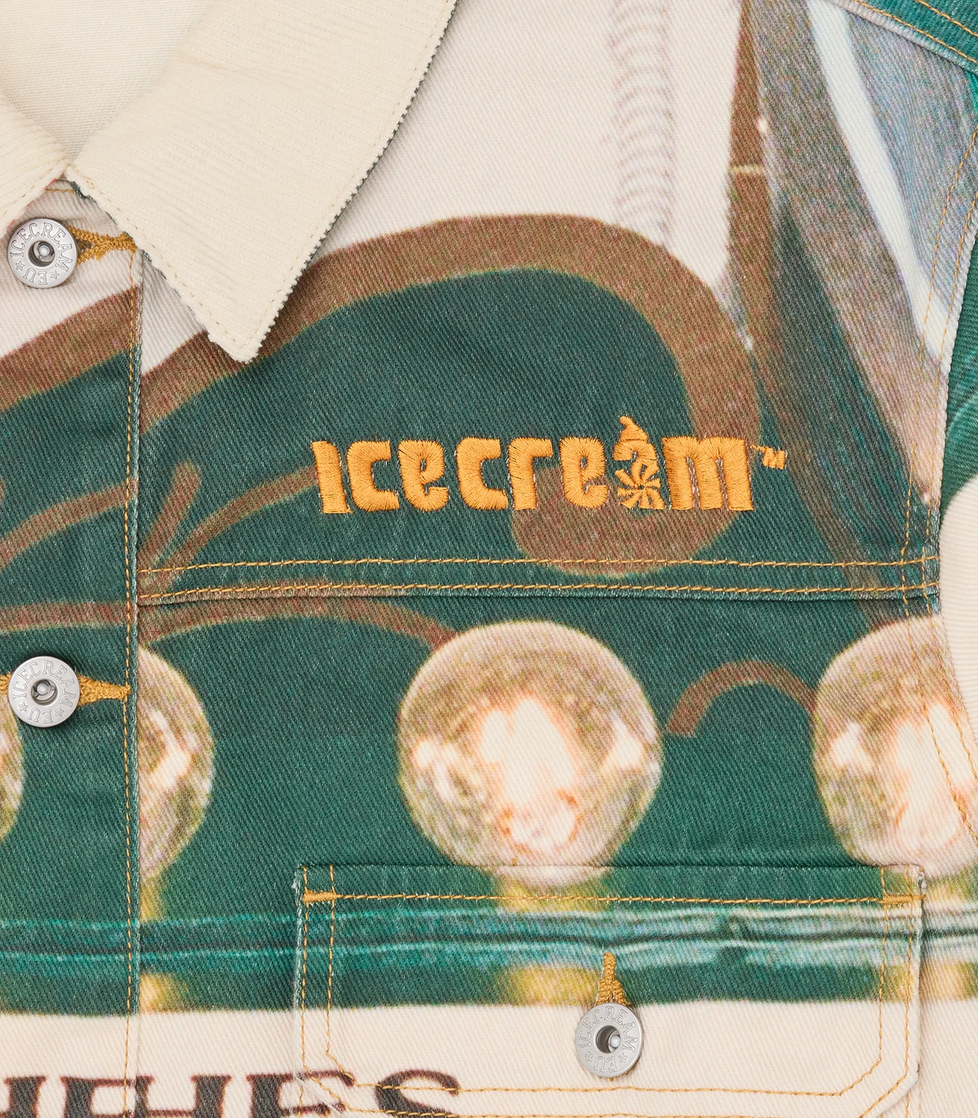PARLOR DENIM TRUCKER JACKET - MULTI - Image 3