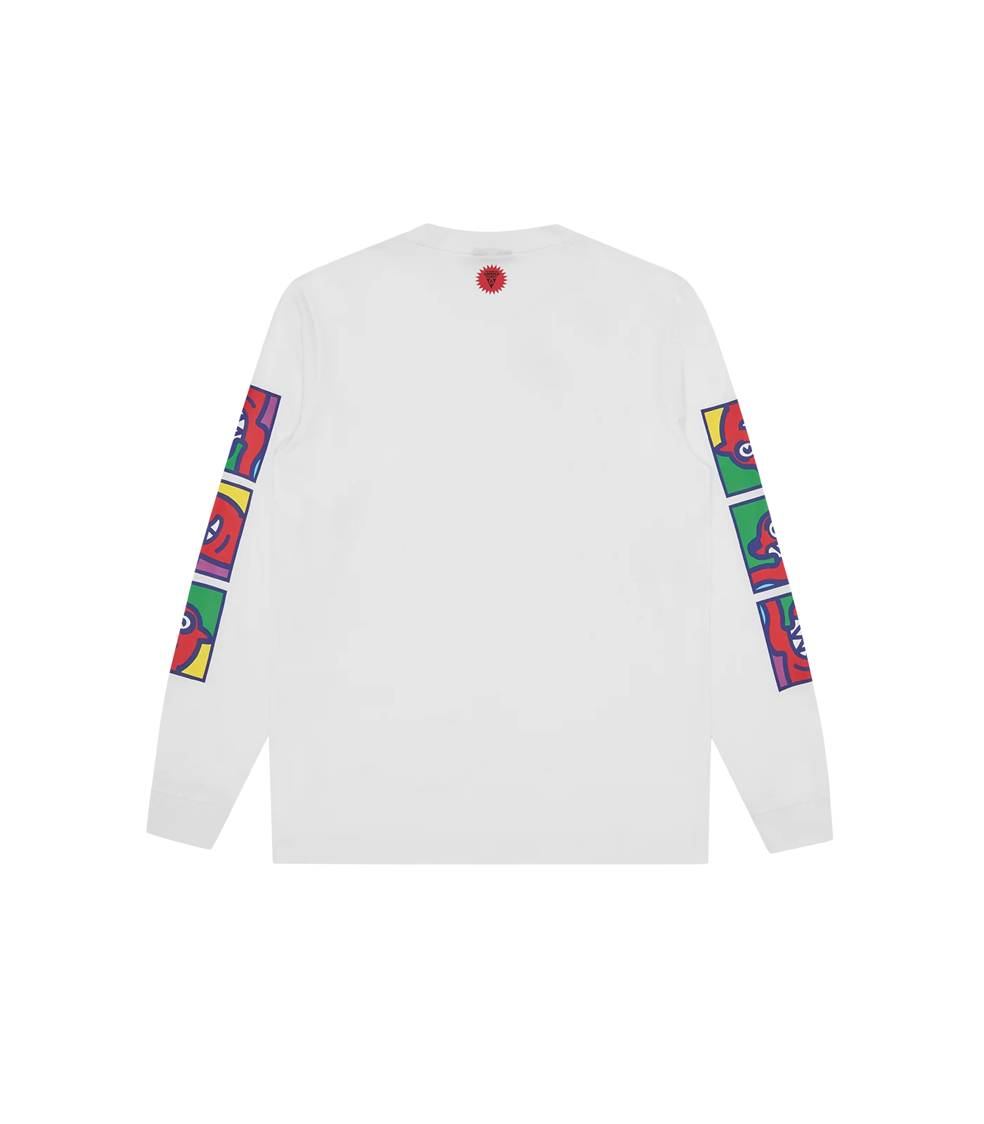 POP ART RUNNING DOG L/S T-SHIRT - WHITE - Image 2