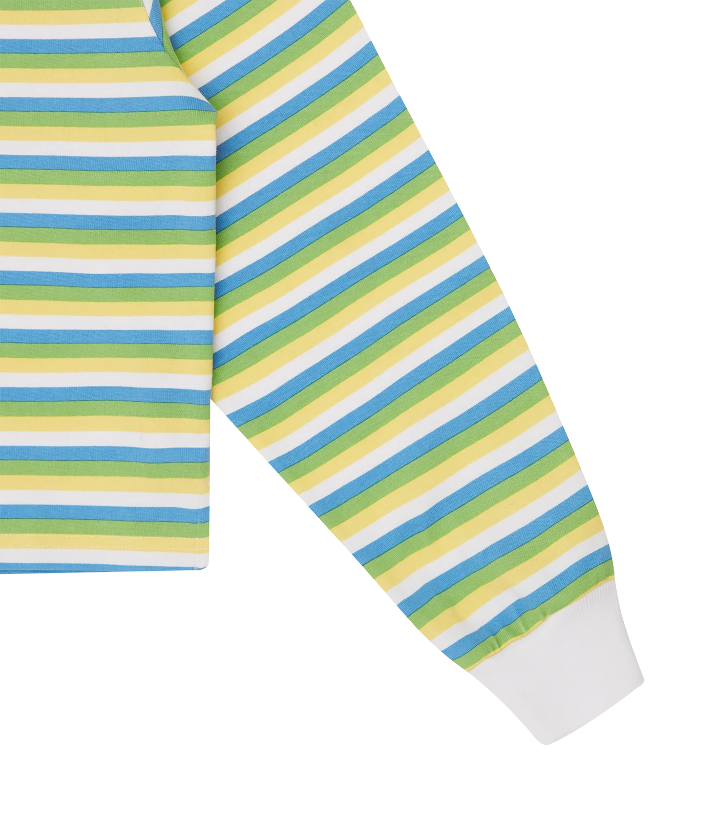 POPSICLE STRIPED CROPPED RUGBY SHIRT - MULTI - Image 6