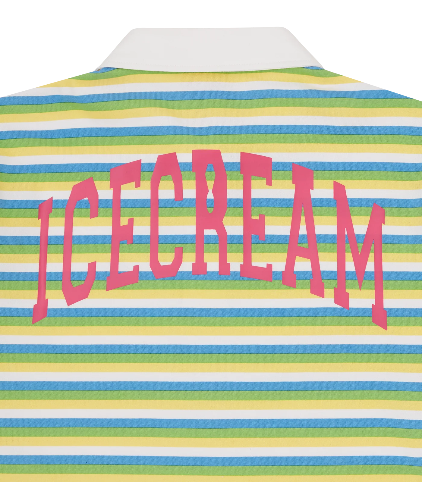 POPSICLE STRIPED CROPPED RUGBY SHIRT - MULTI - Image 7