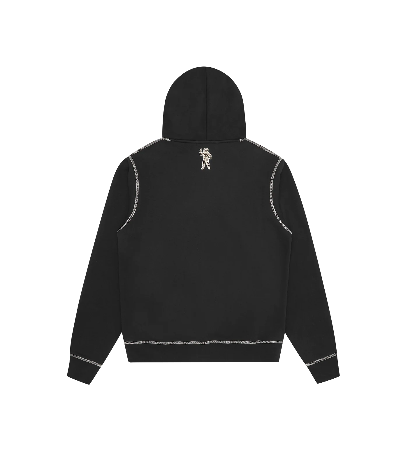 SMALL ARCH LOGO CONTRAST STITCH POPOVER - BLACK - Image 2
