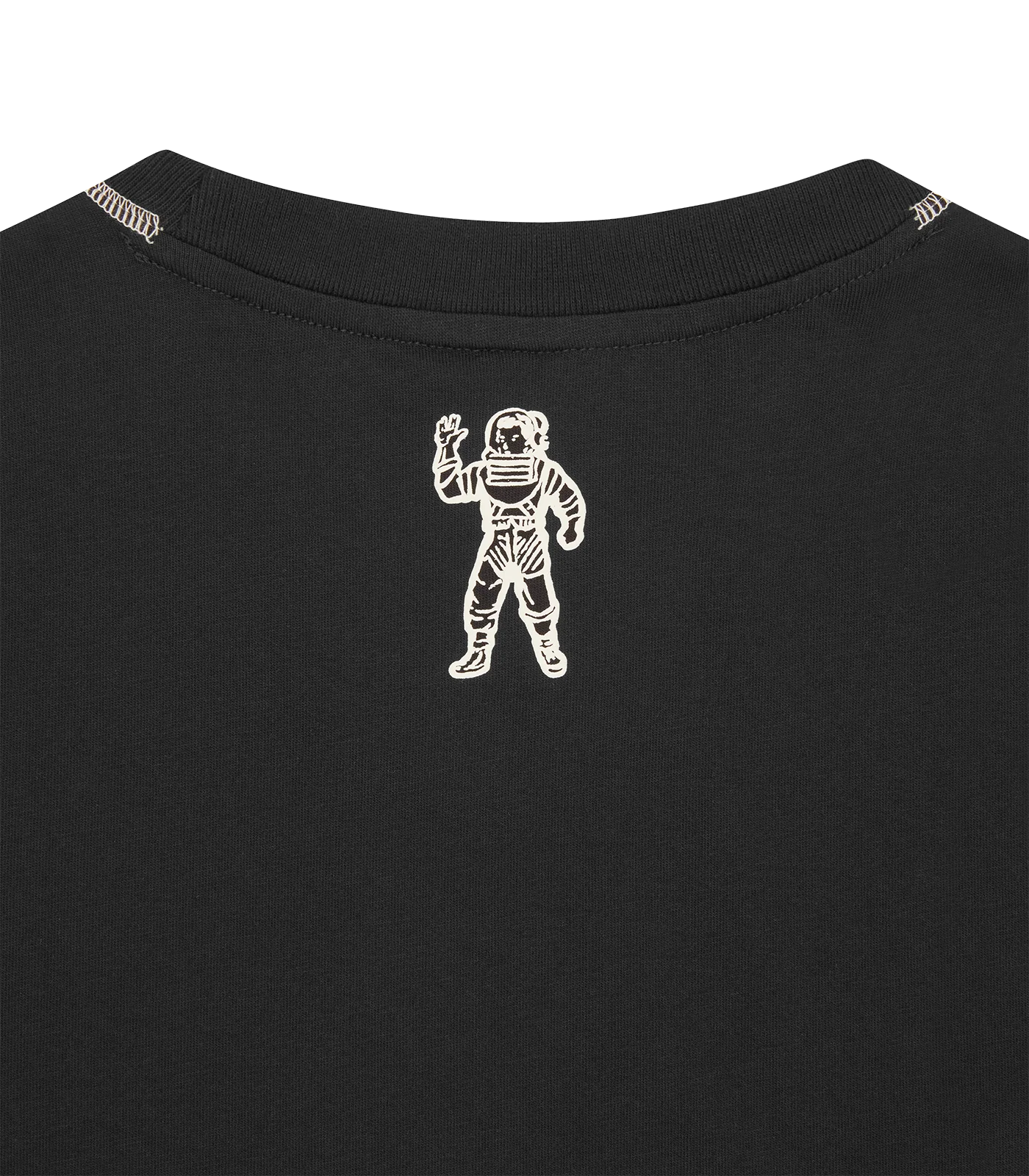 SMALL ARCH LOGO CONTRAST STITCH T-SHIRT - BLACK - Image 4