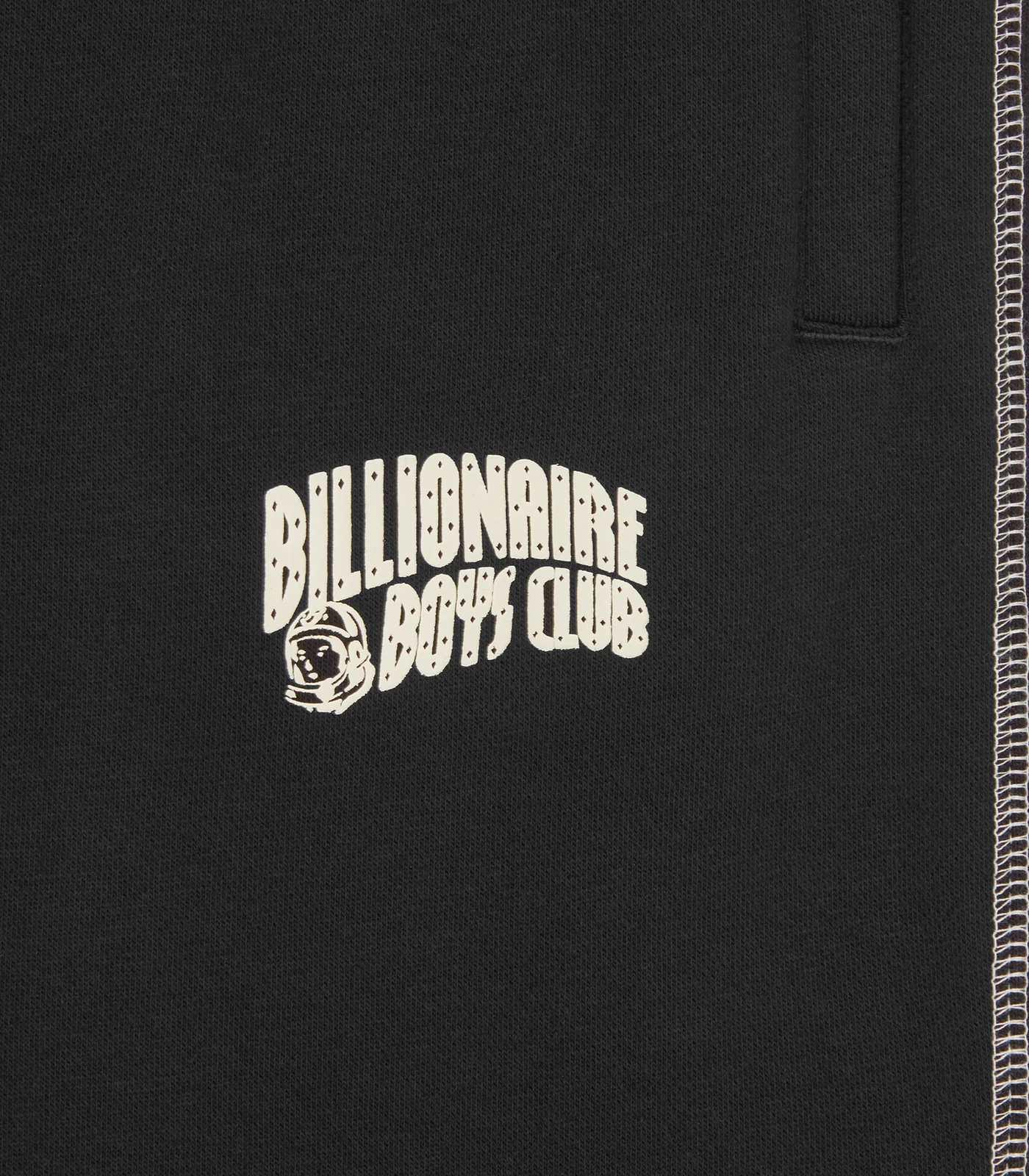 SMALL ARCH LOGO CONTRAST SWEATPANTS - BLACK - Image 3