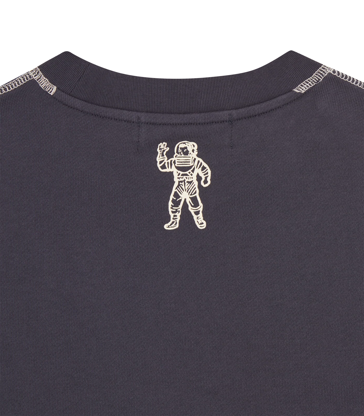 SMALL ARCH LOGO CONTRAST STITCH CREWNECK - NAVY - Image 5