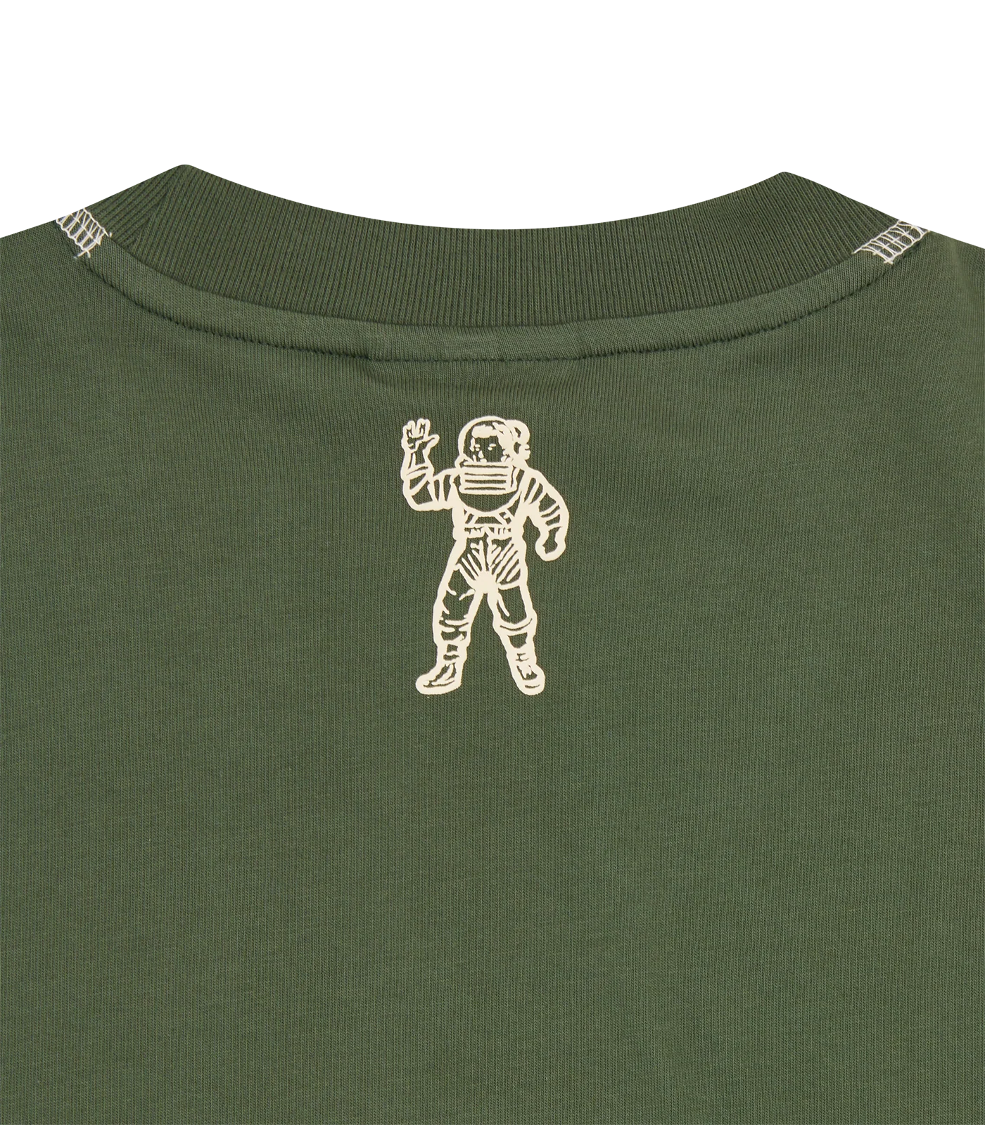 SMALL ARCH LOGO CONTRAST STITCH T-SHIRT - GREEN - Image 4