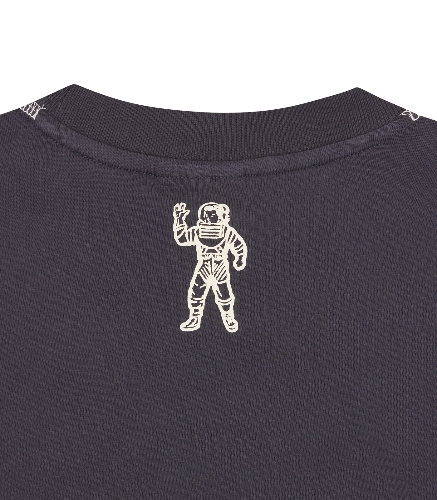 SMALL ARCH LOGO CONTRAST STITCH T-SHIRT - NAVY - Image 4