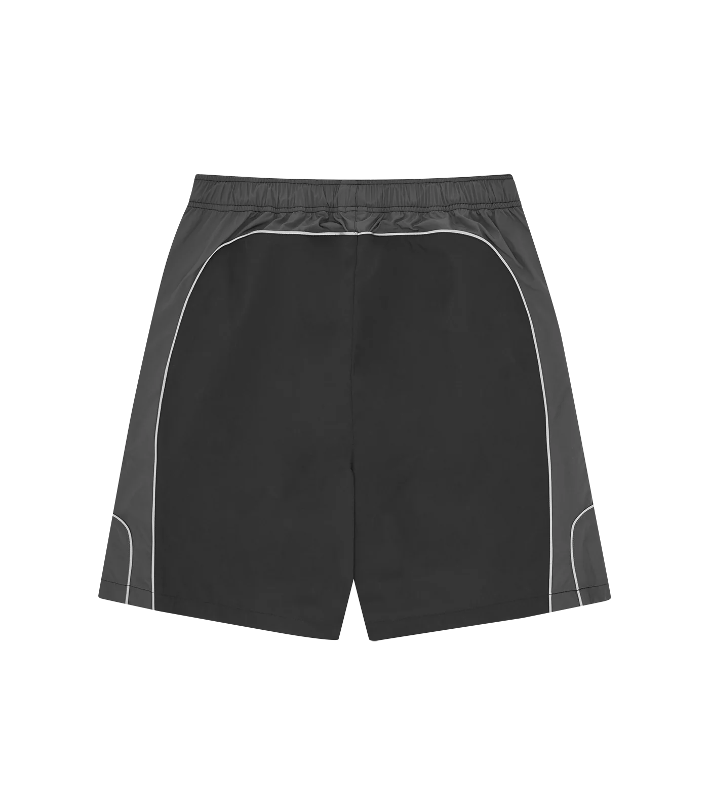 REFLECTIVE ARCH LOGO TRACK SHORTS - BLACK - Image 2