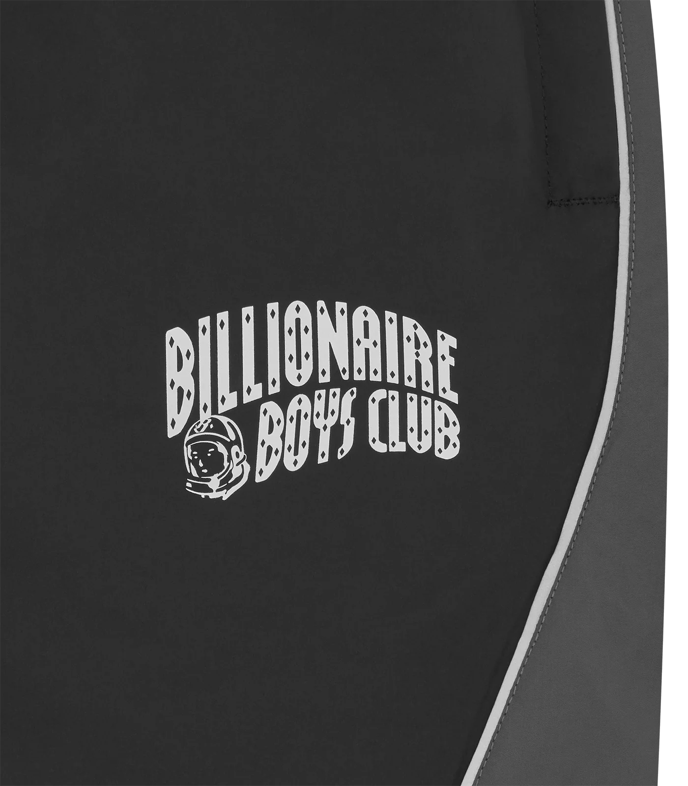 REFLECTIVE ARCH LOGO TRACK SHORTS - BLACK - Image 4