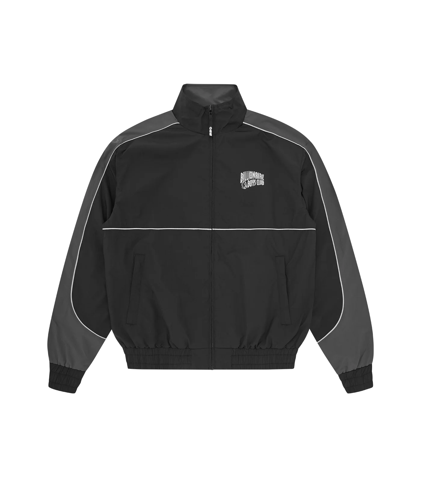 REFLECTIVE ARCH LOGO TRACK TOP - BLACK
