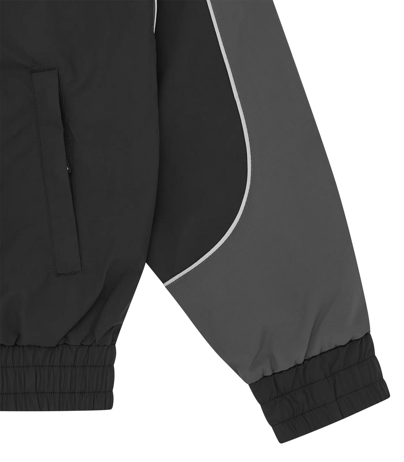 REFLECTIVE ARCH LOGO TRACK TOP - BLACK - Image 5