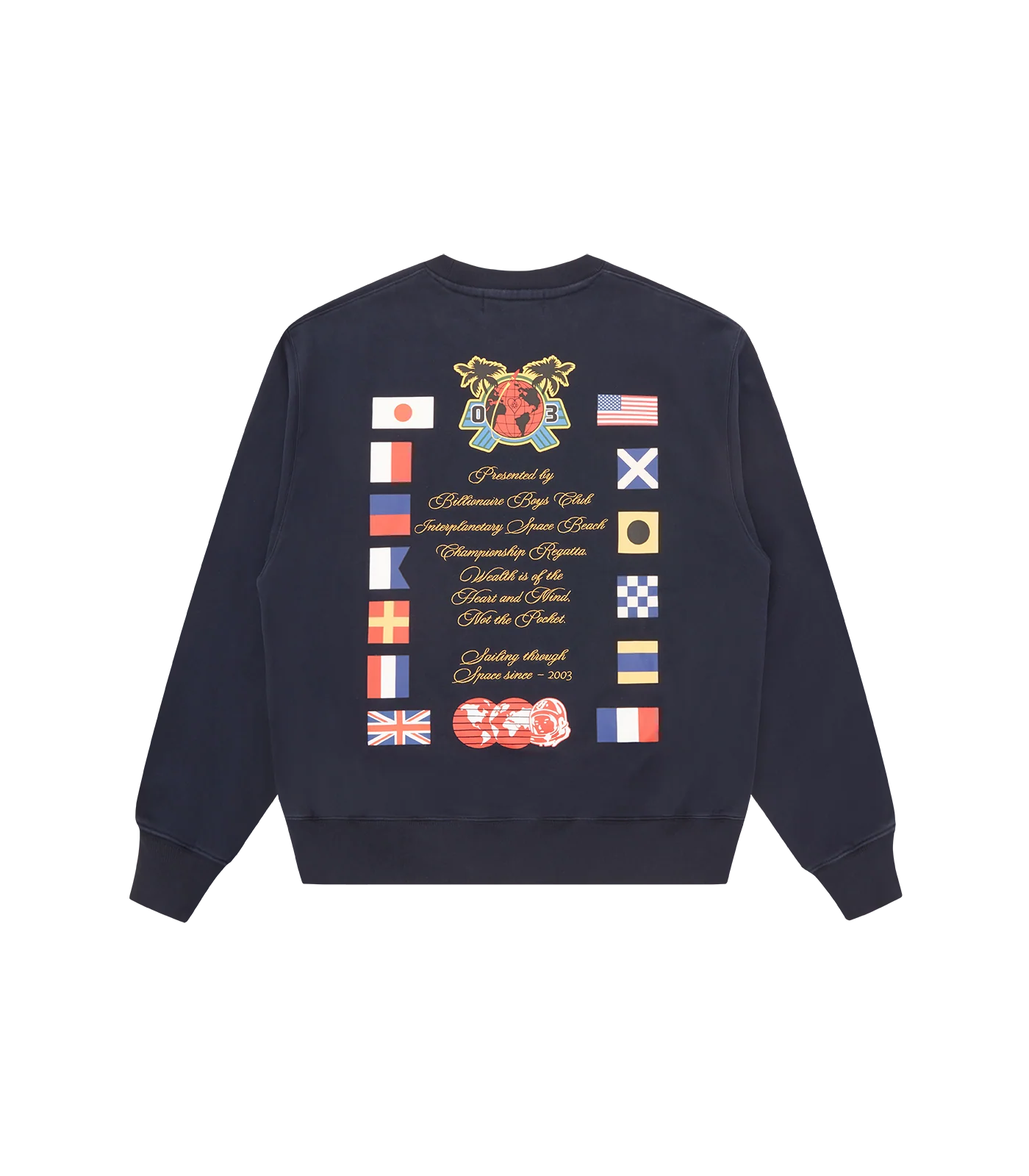 REGATTA CREWNECK - NAVY - Image 4