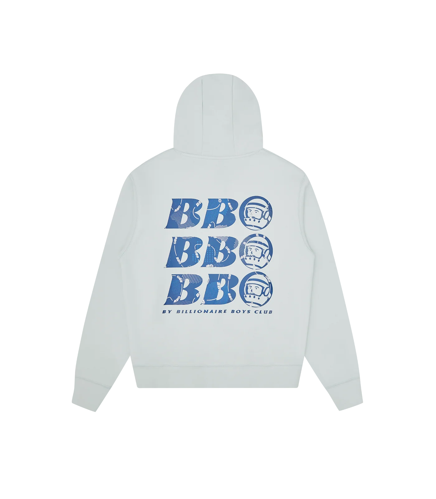 REPEAT BB ASTRO CAMO FILL POPOVER HOOD - PALE BLUE - Image 2