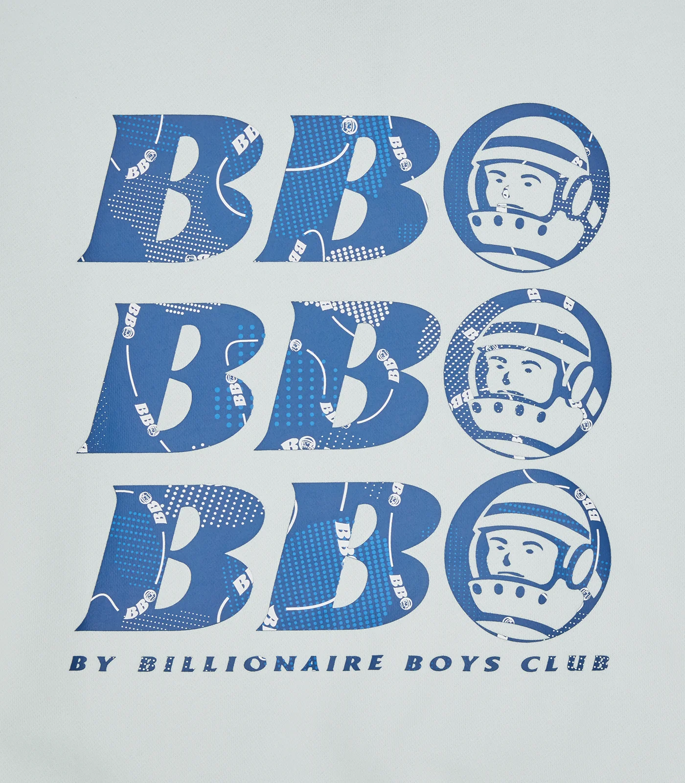 REPEAT BB ASTRO CAMO FILL POPOVER HOOD - PALE BLUE - Image 5
