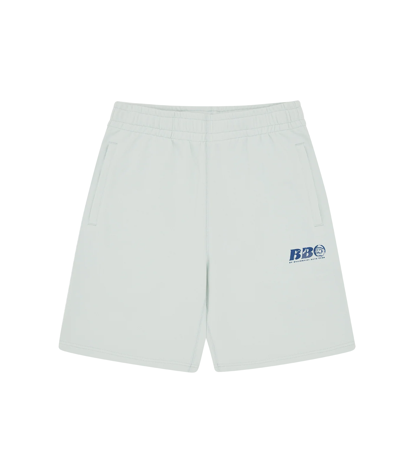 REPEAT BB ASTRO CAMO FILL SWEATSHORTS - PALE BLUE