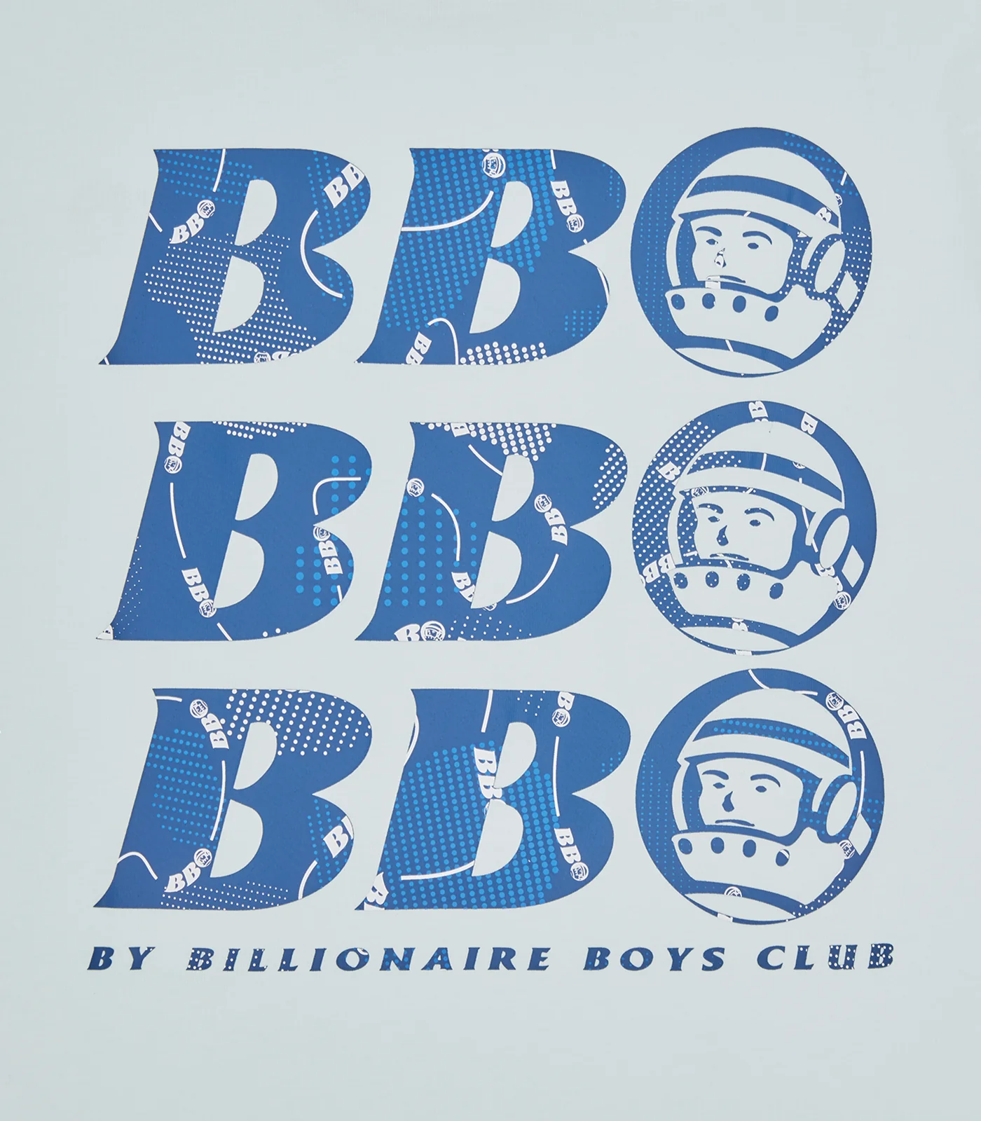 REPEAT BB ASTRO CAMO FILL T-SHIRT - PALE BLUE - Image 4