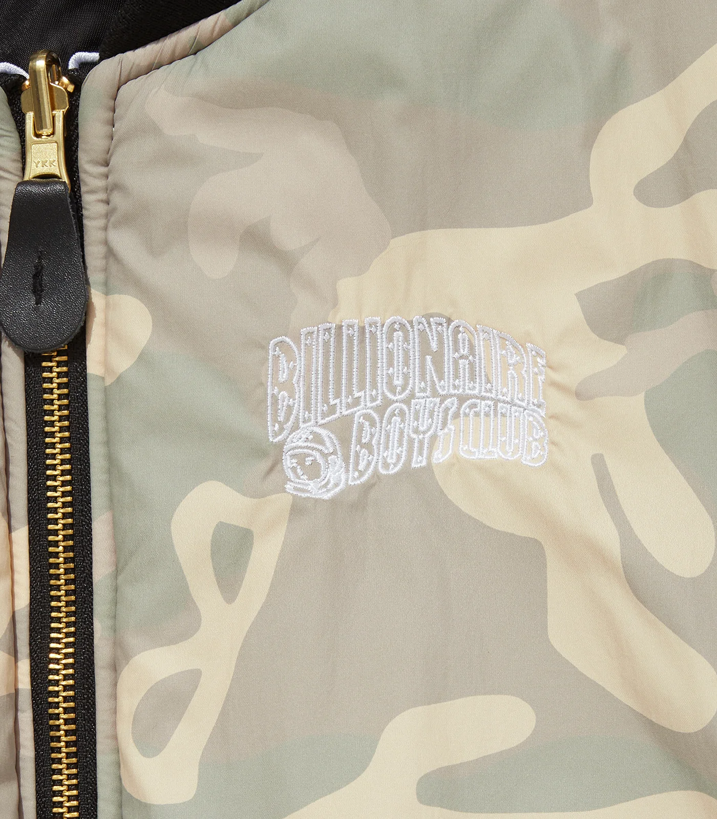 REVERSIBLE NYLON MA-1 BOMBER - BLACK/CAMO - Image 8