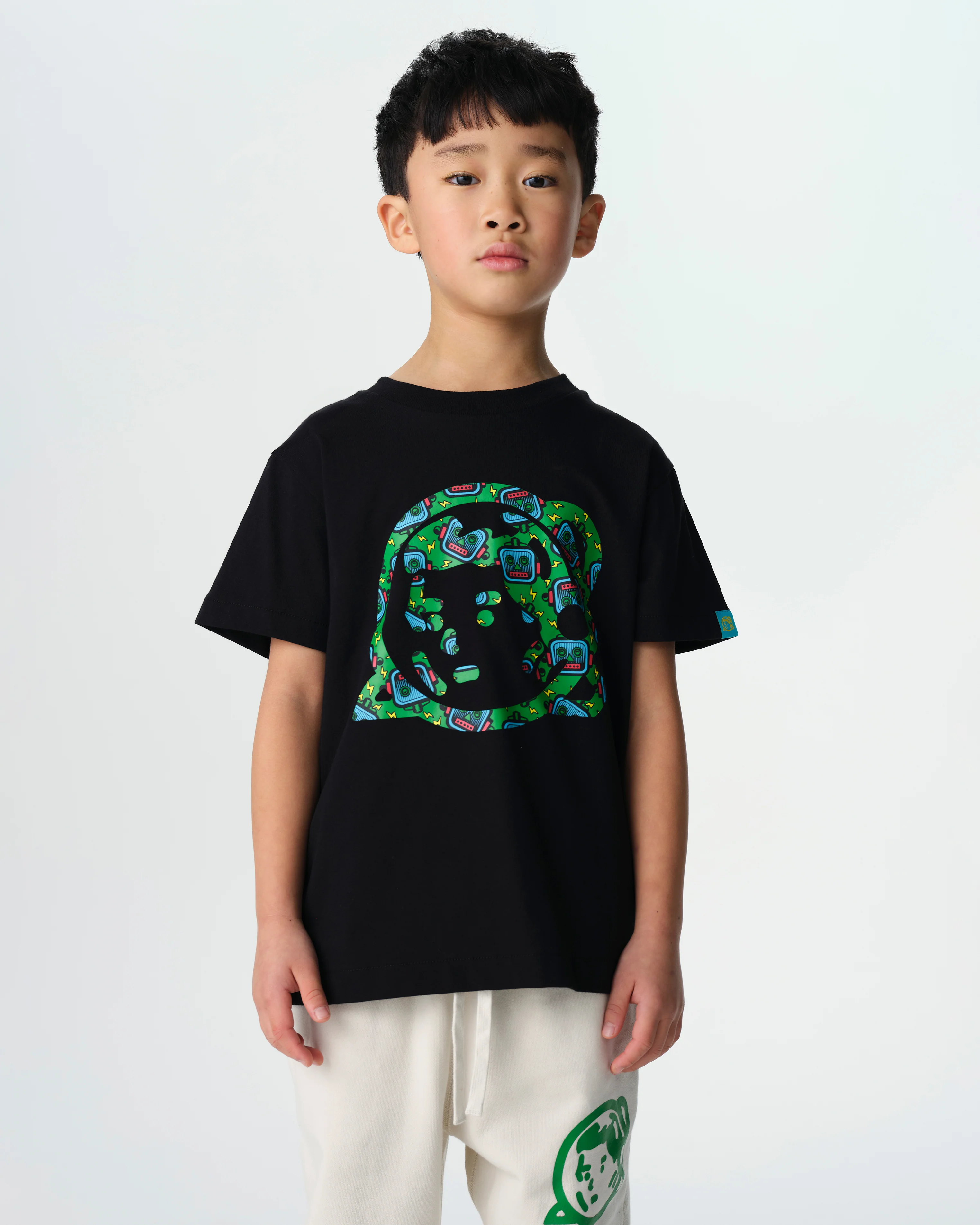KIDS ROBOT FILL ASTRO T-SHIRT - BLACK - Image 3