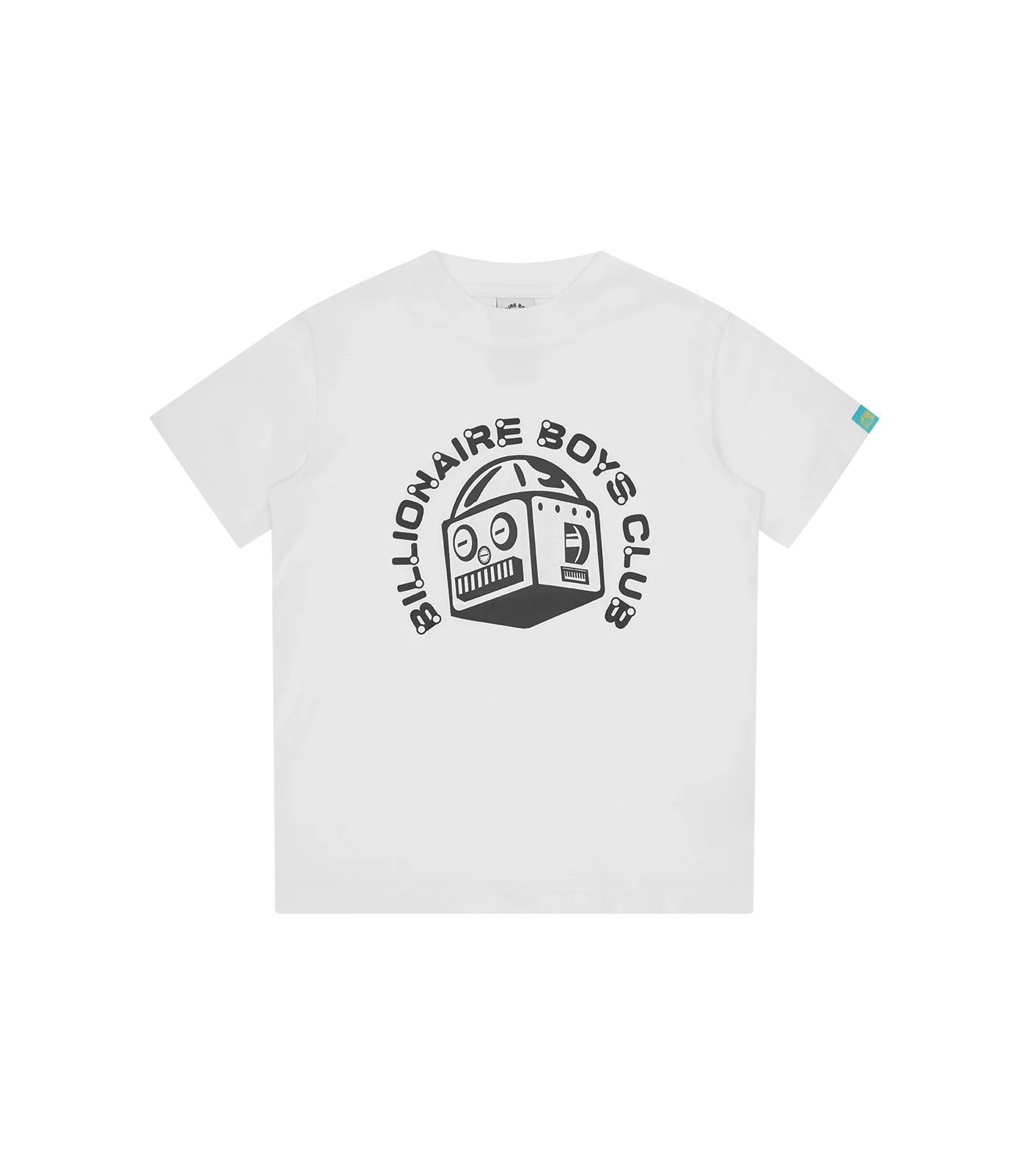KIDS ROBOT LOGO T-SHIRT - WHITE