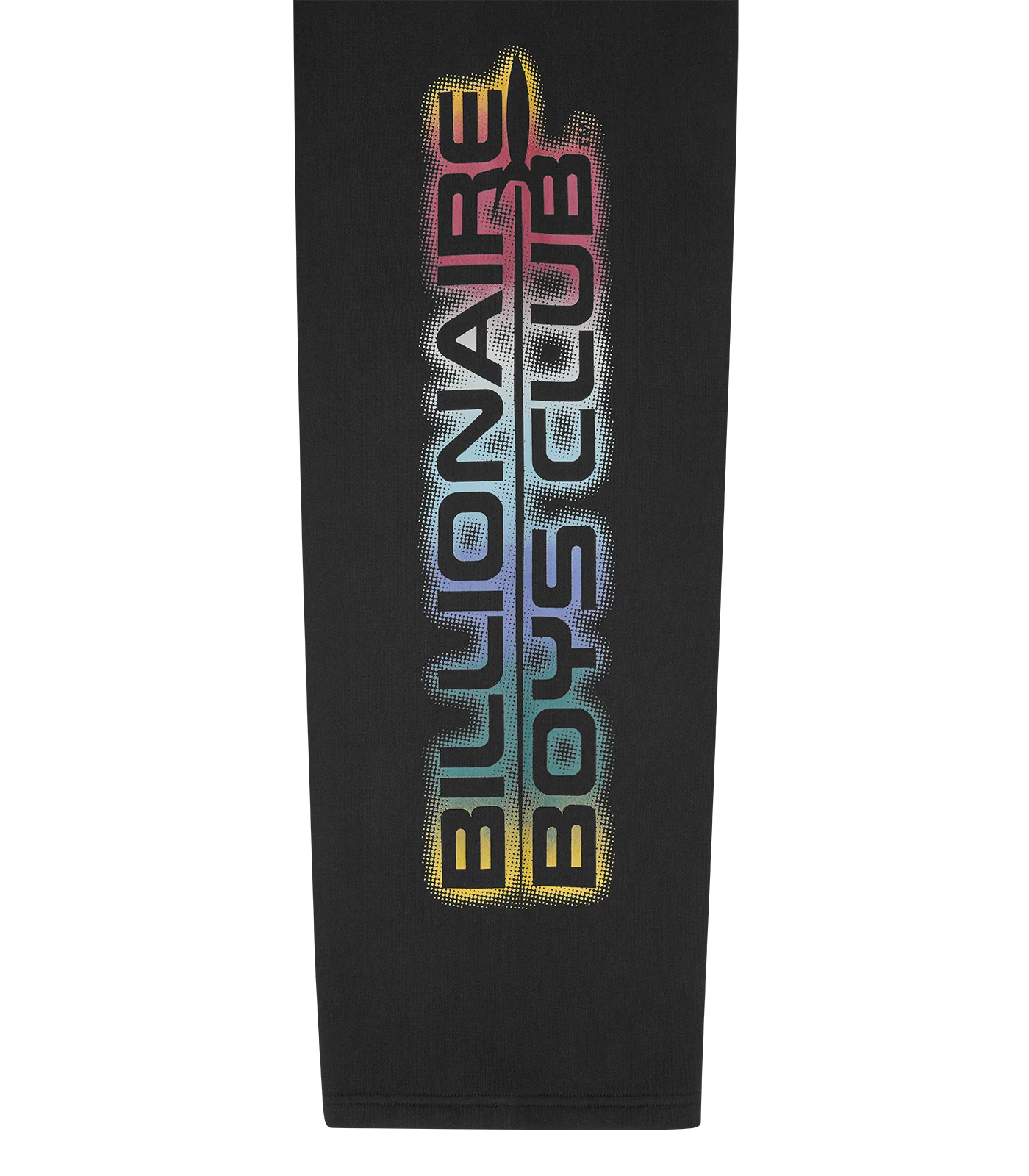 ROCKET LOGO STRAIGHT LEG SWEATPANTS - BLACK - Image 4