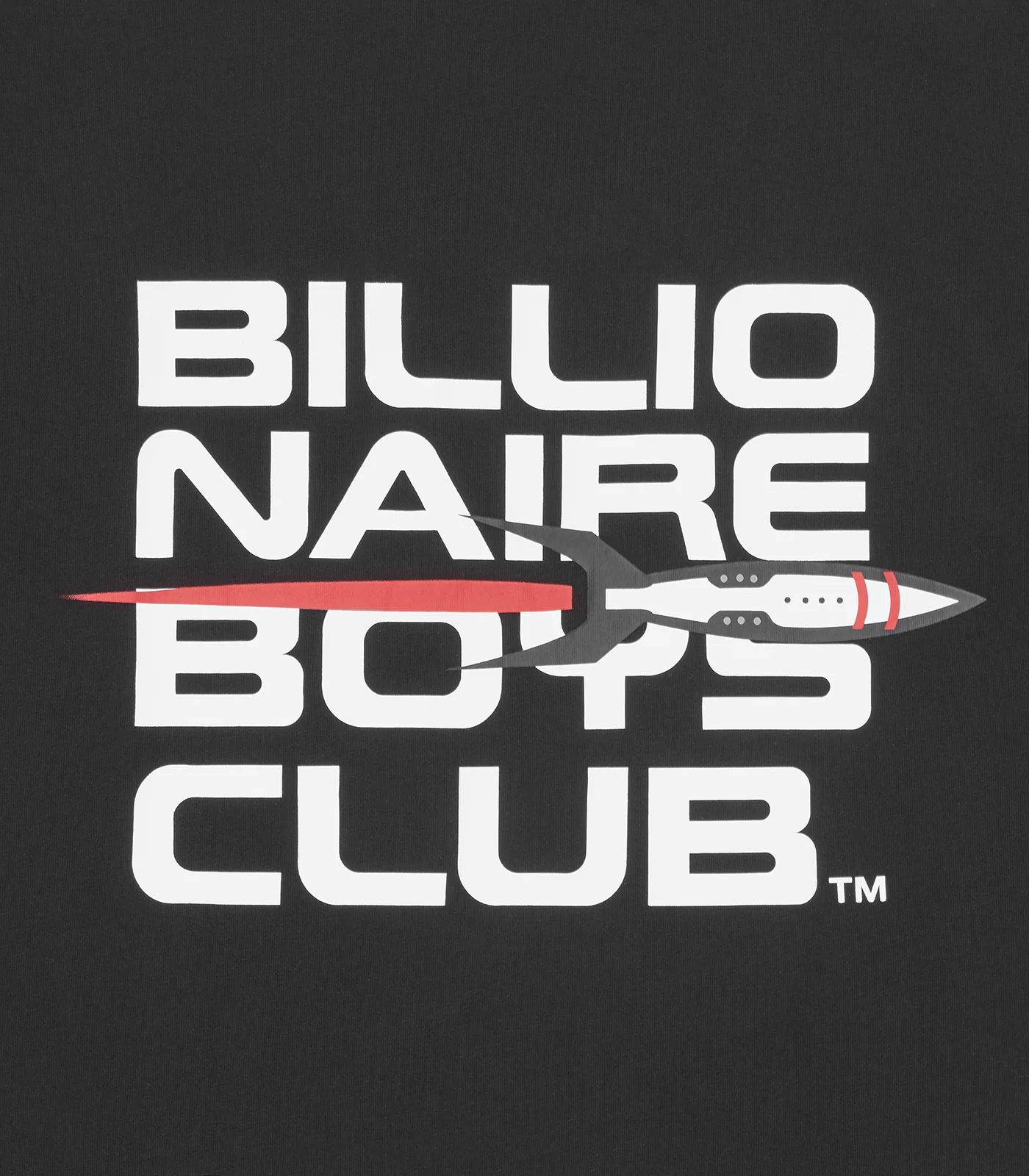 ROCKET LOGO T-SHIRT - BLACK - Image 4