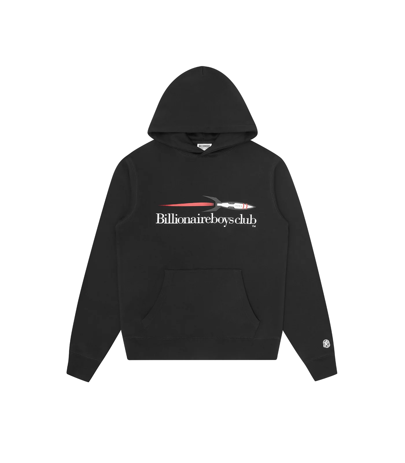 ROCKET SERIF LOGO POPOVER HOOD - BLACK