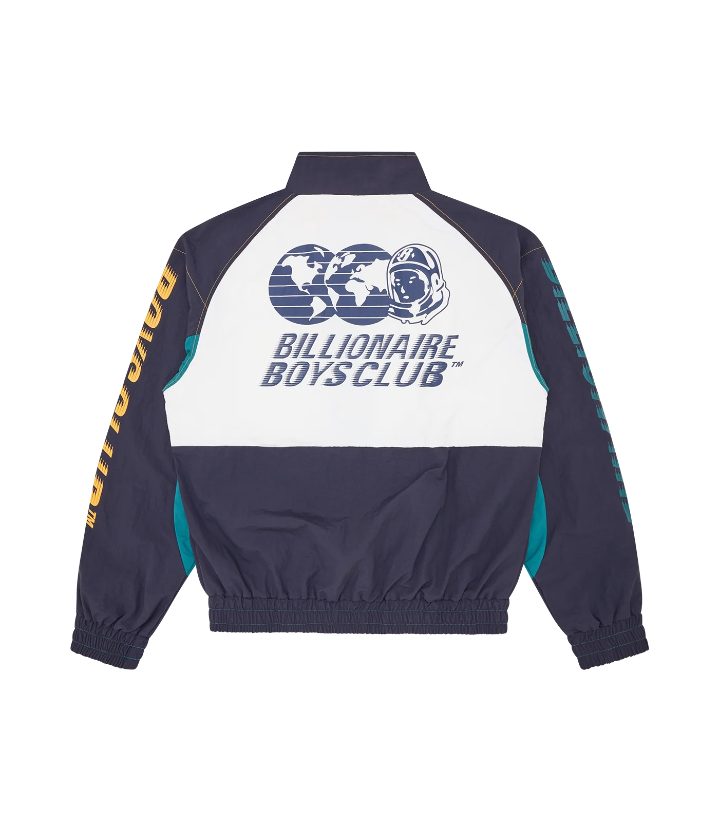 ROUND THE WORLD TRACK TOP - NAVY/ECRU - Image 4