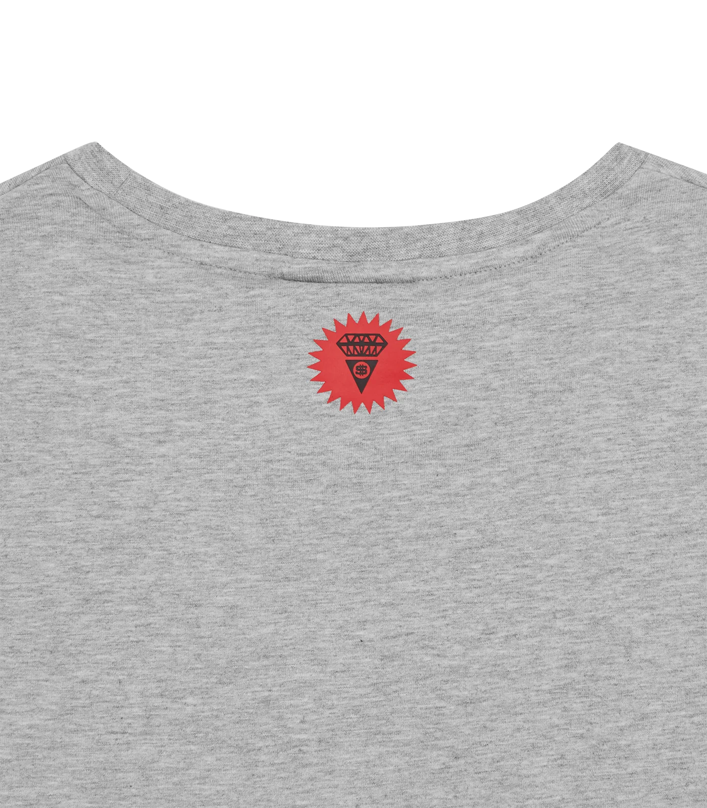 RUNNING DOG BABY TEE - HEATHER GREY - Image 6