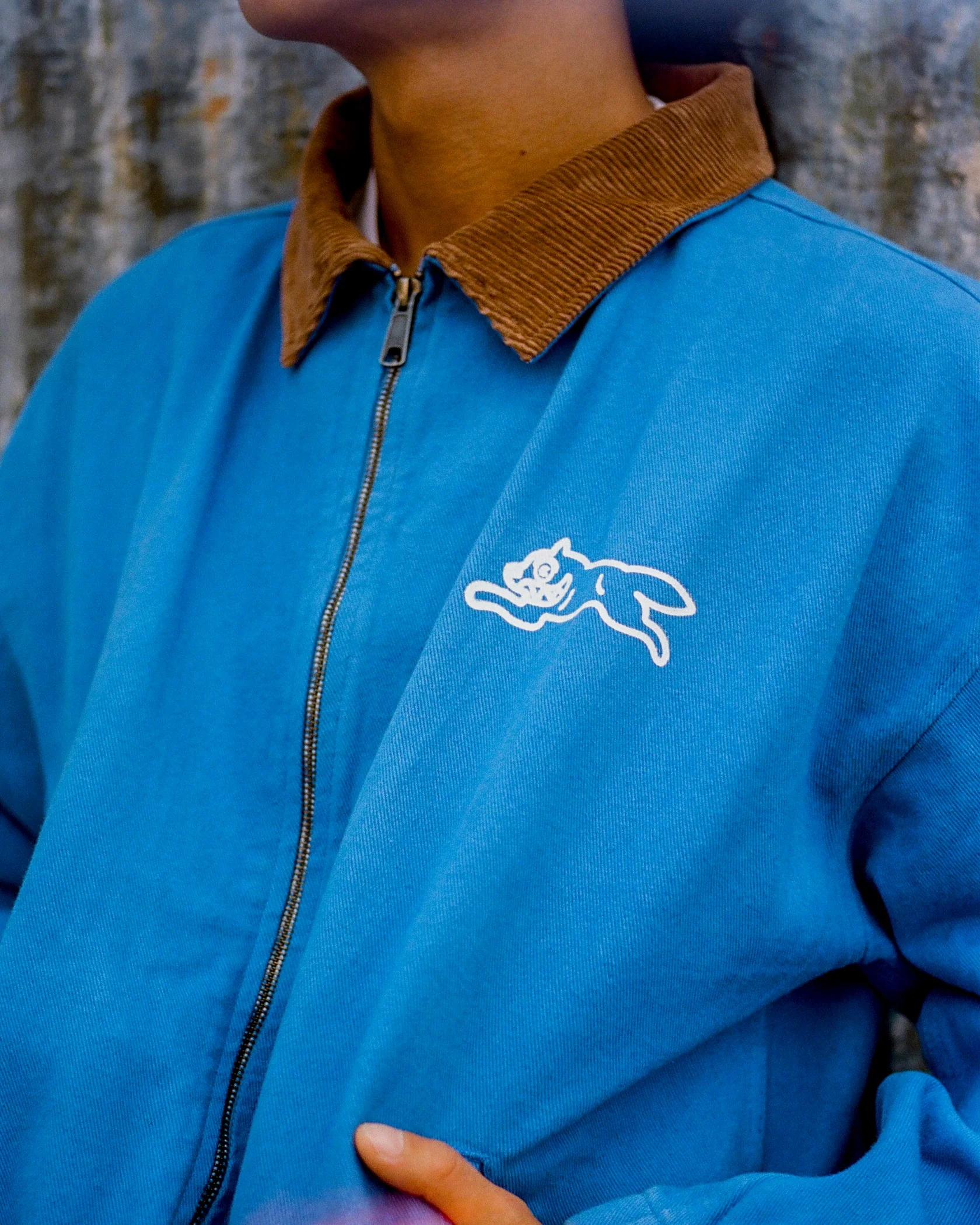 RUNNING DOG BLOUSON JACKET - BLUE - Image 7
