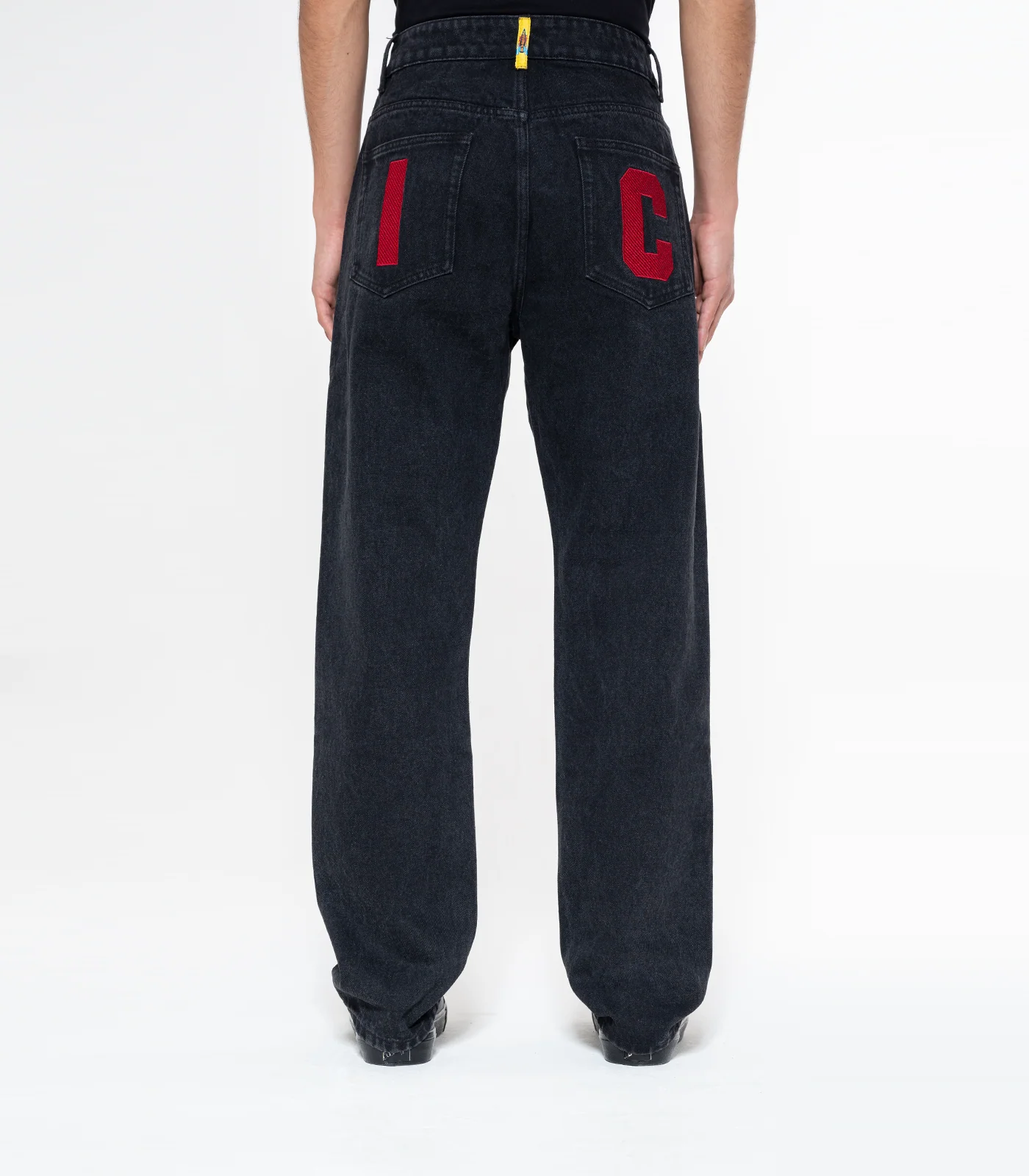 RUNNING DOG DENIM PANTS - BLACK - Image 4