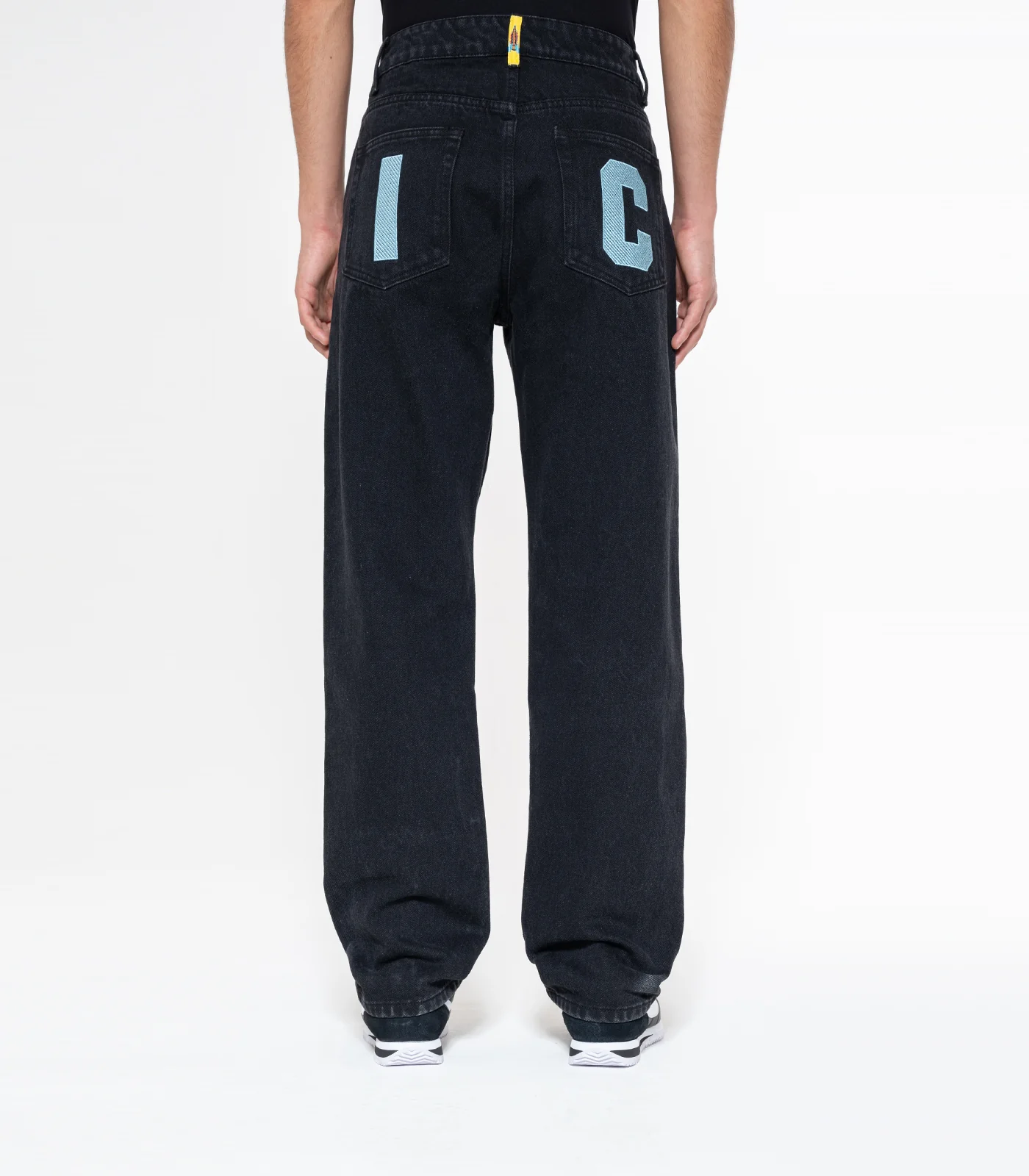 RUNNING DOG DENIM PANTS - BLACK - Image 4