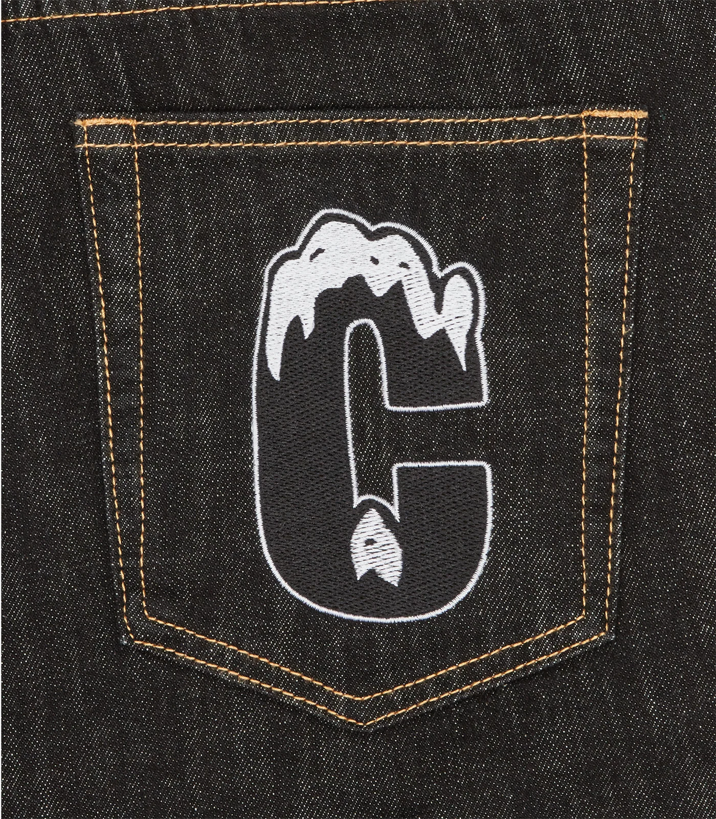 RUNNING DOG DENIM PANTS - BLACK - Image 6