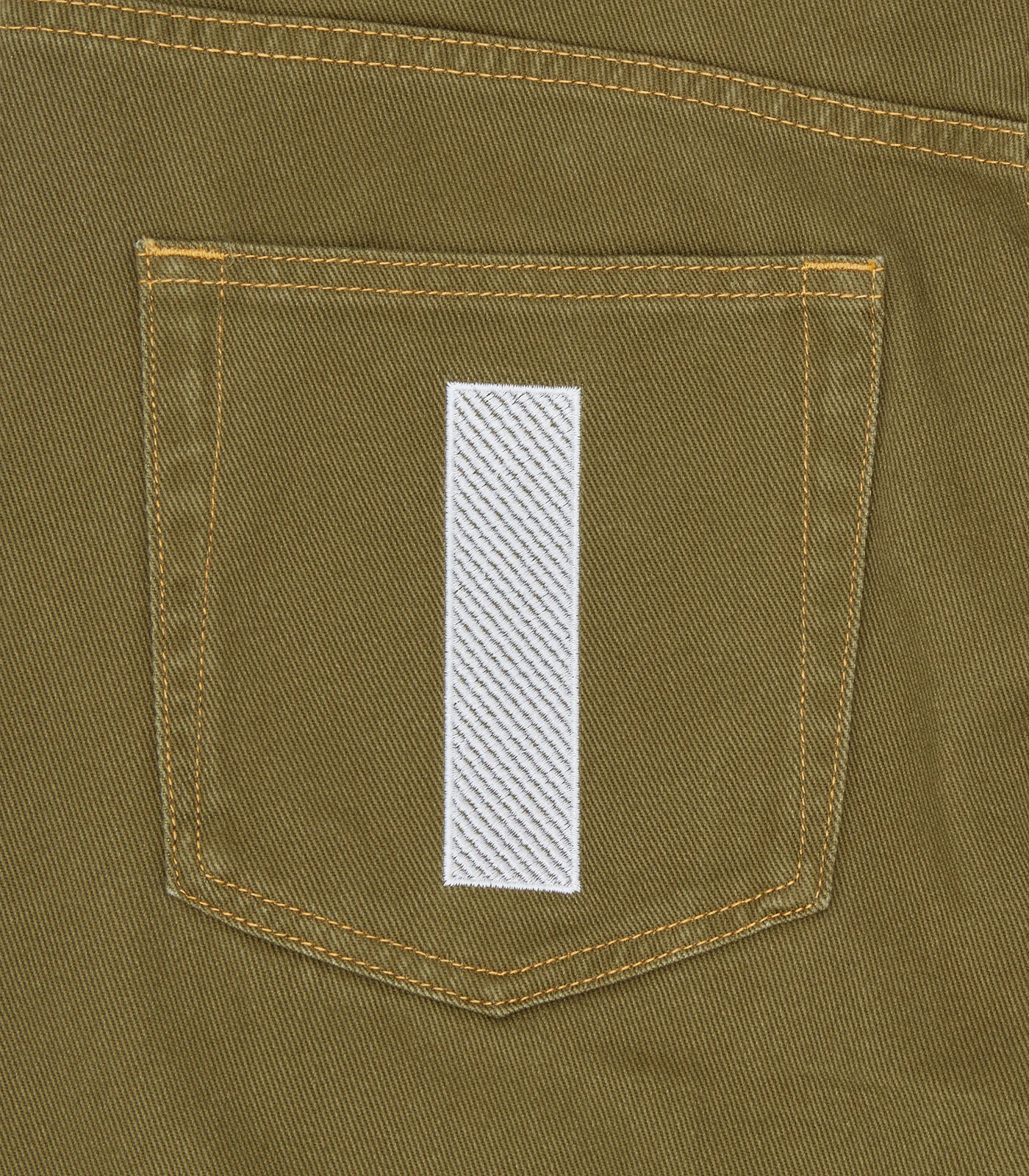 RUNNING DOG DENIM PANTS - GREEN - Image 5