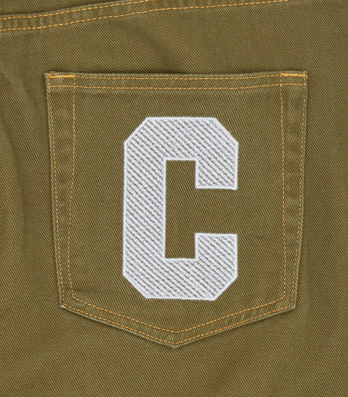 RUNNING DOG DENIM PANTS - GREEN - Image 6
