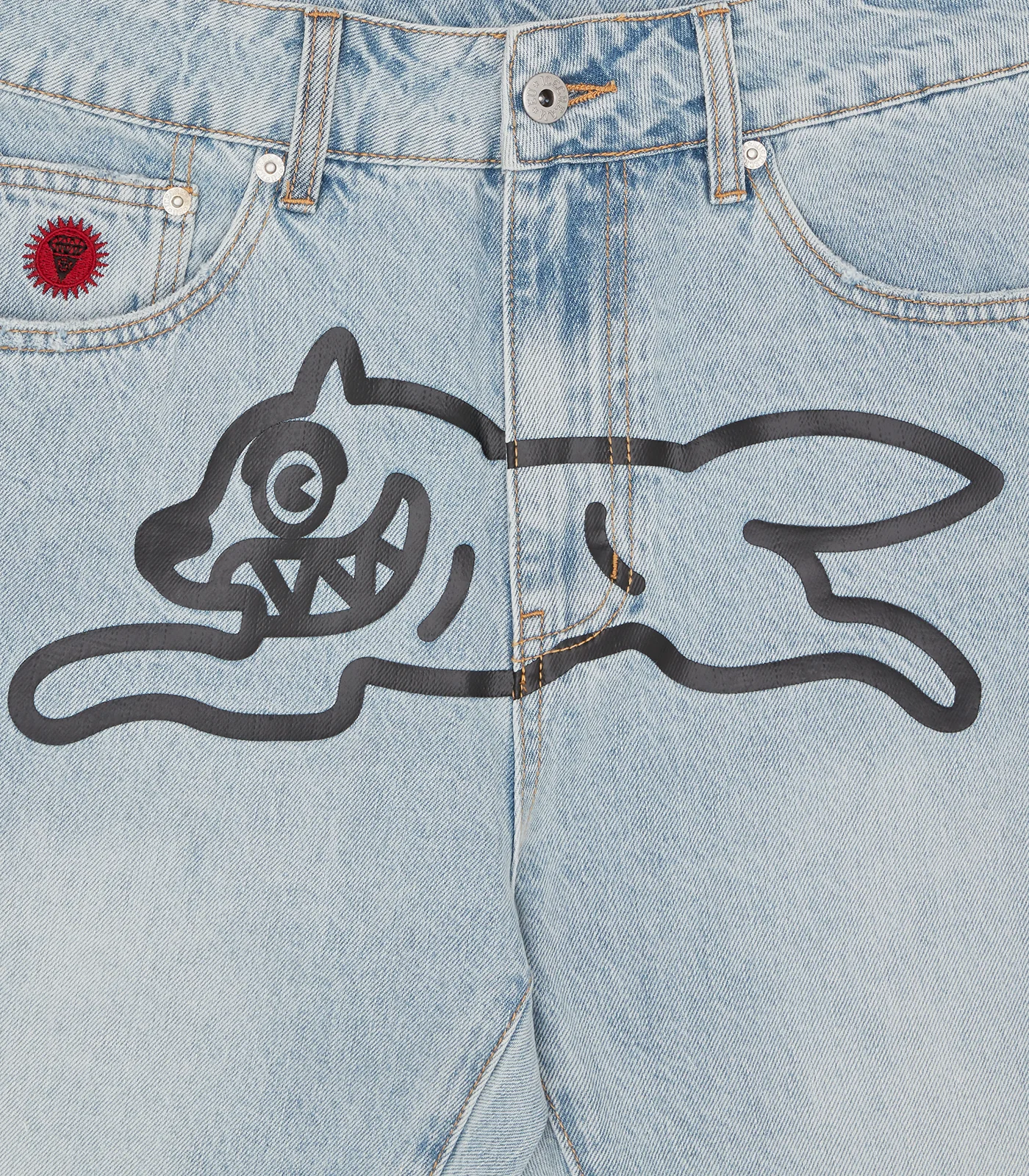 RUNNING DOG DENIM PANTS - LIGHT WASH - Image 3