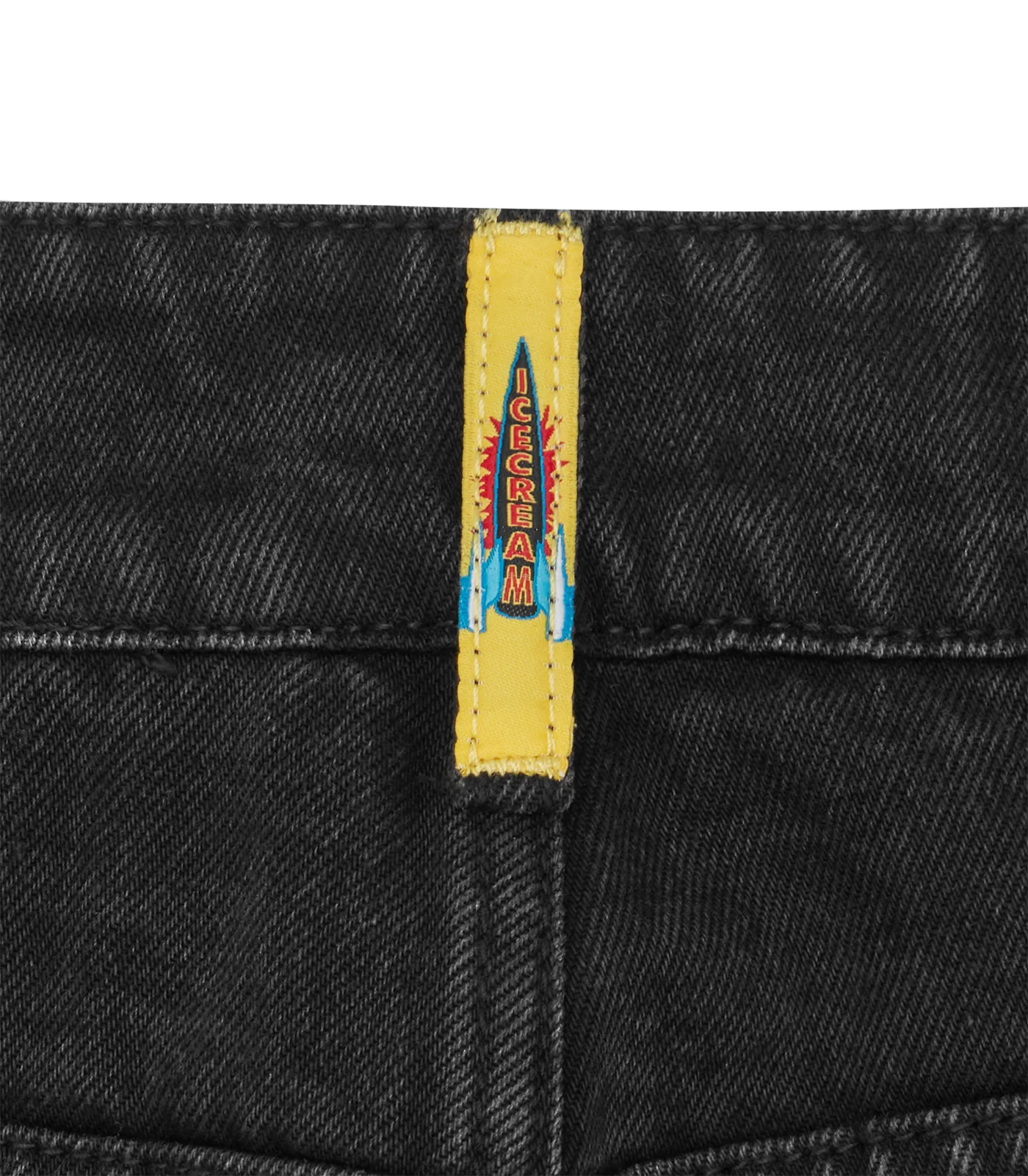 RUNNING DOG DENIM PANT - BLACK - Image 7