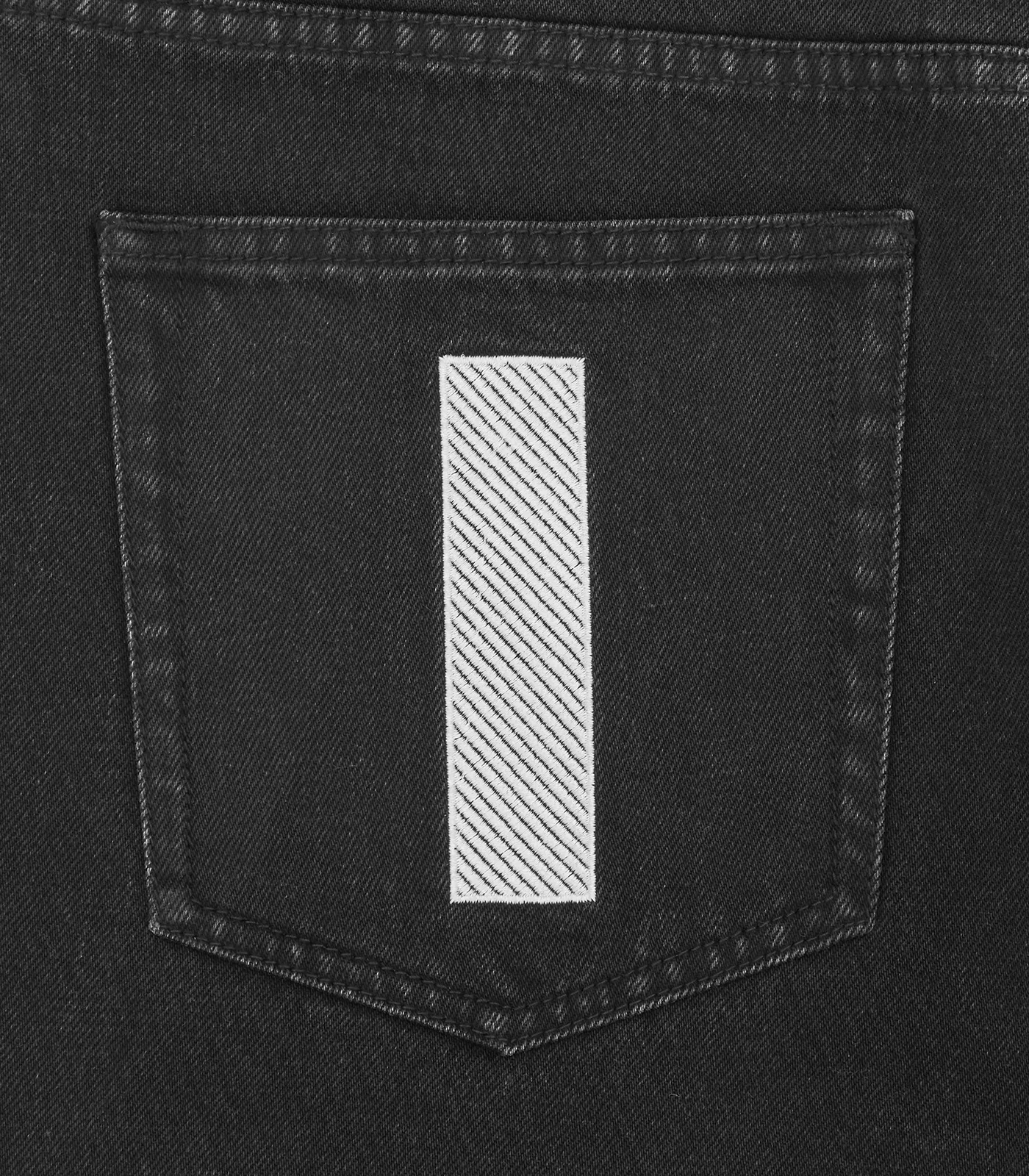 RUNNING DOG DENIM PANTS - BLACK - Image 5