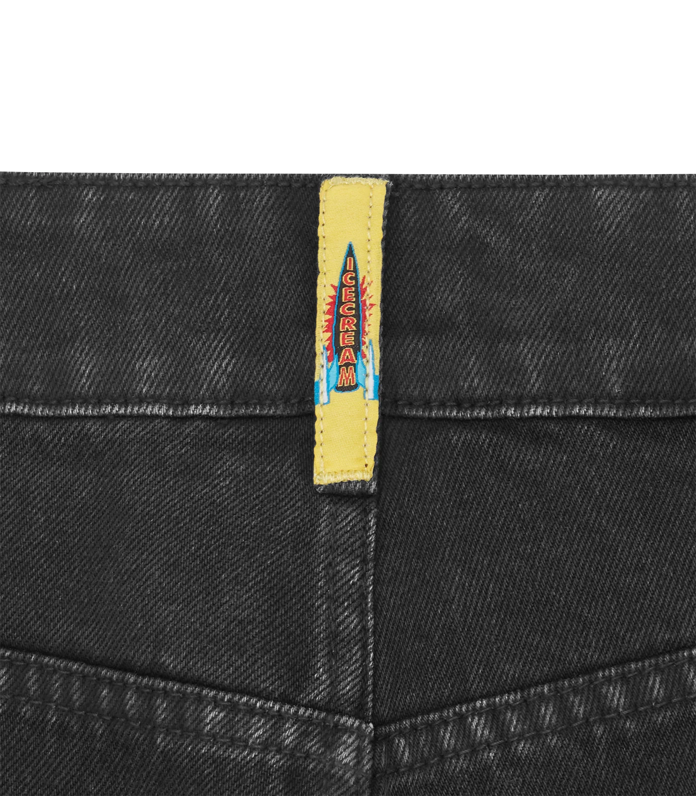 RUNNING DOG DENIM PANTS - BLACK - Image 7